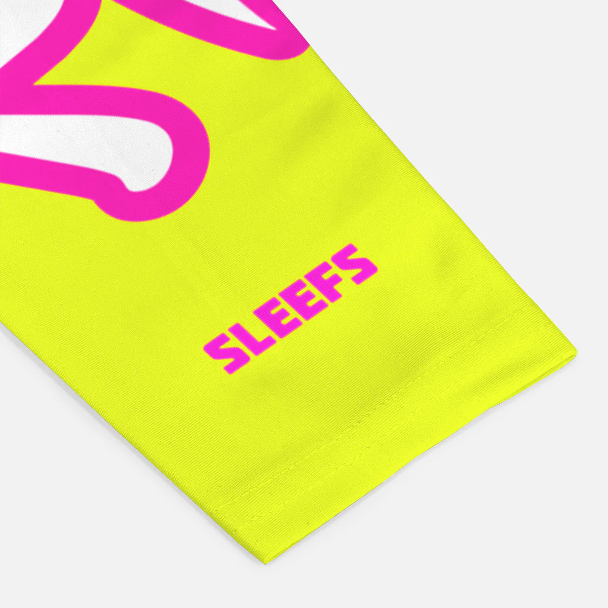 Japanese Baseball Lime Green and Blue Arm Sleeves Pair - Image 6