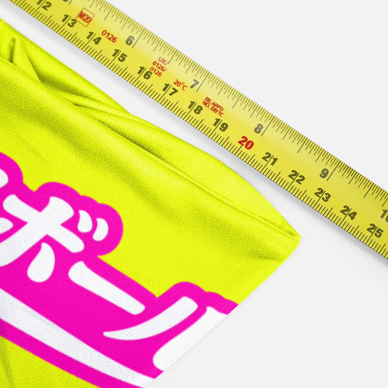 Japanese Baseball Neon Lime Headband - Image 6
