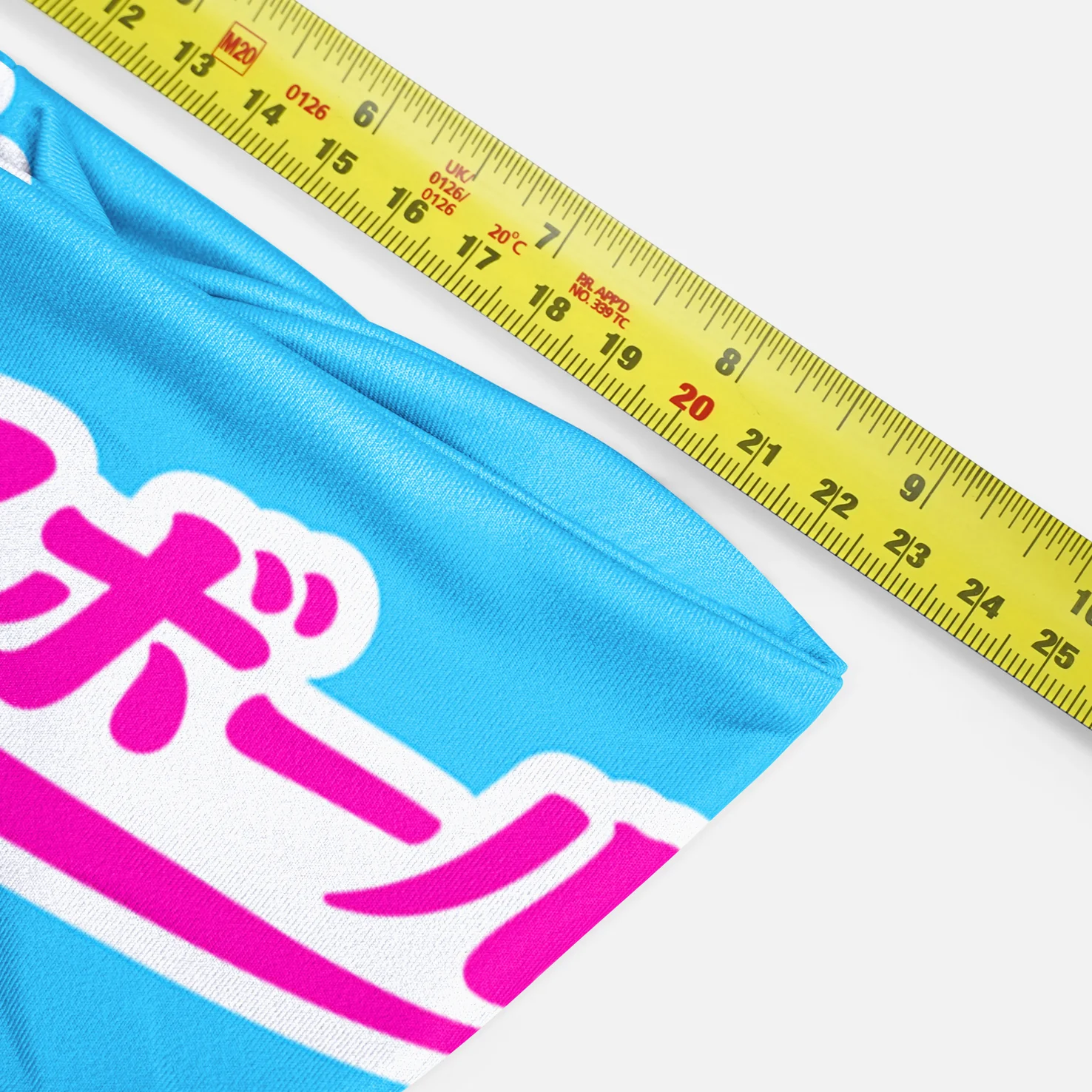 Japanese Baseball Sky Blue Headband - Image 6