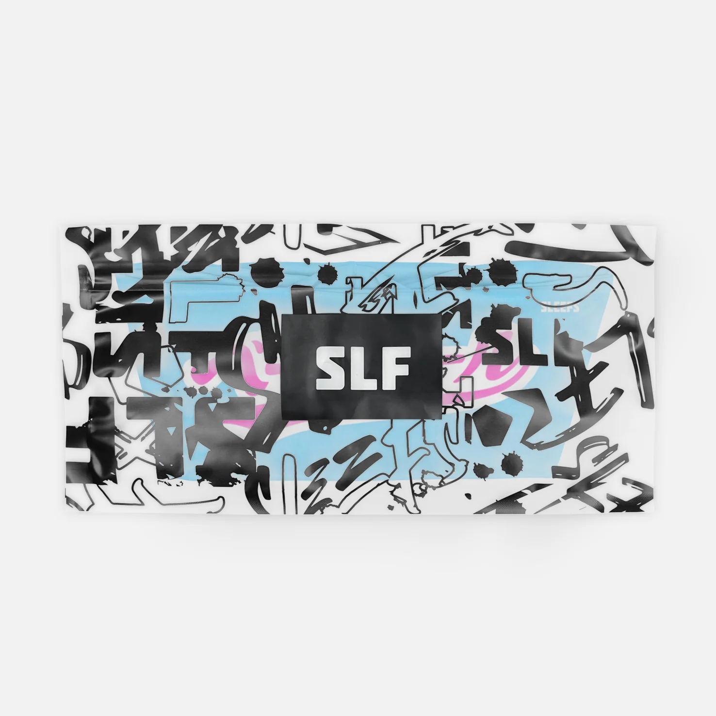 Japanese Baseball Sky Blue Kids Headband - Image 4