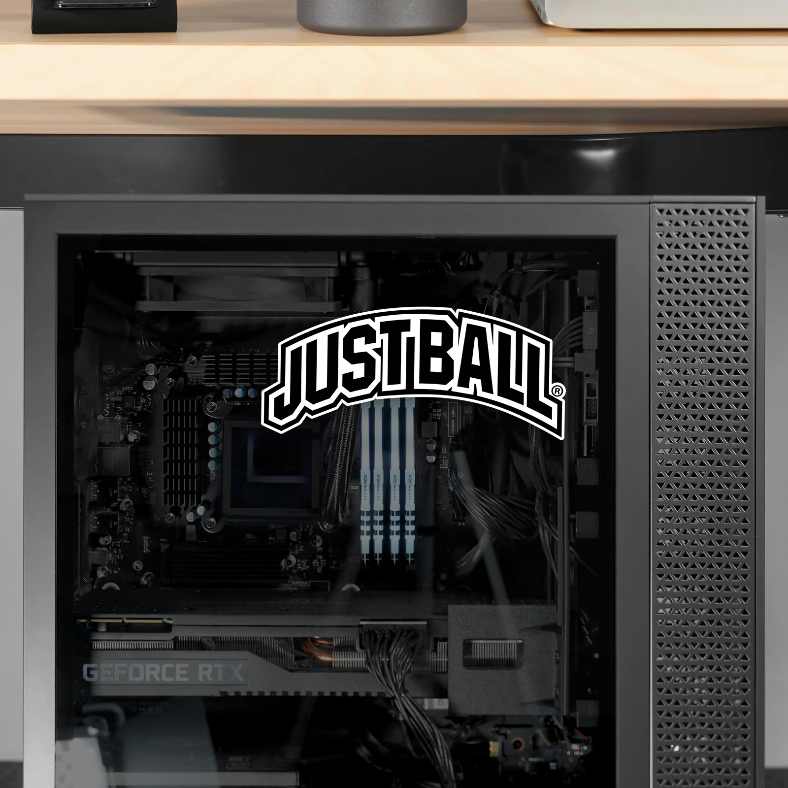 Just Ball Houndstooth Sticker - Image 6
