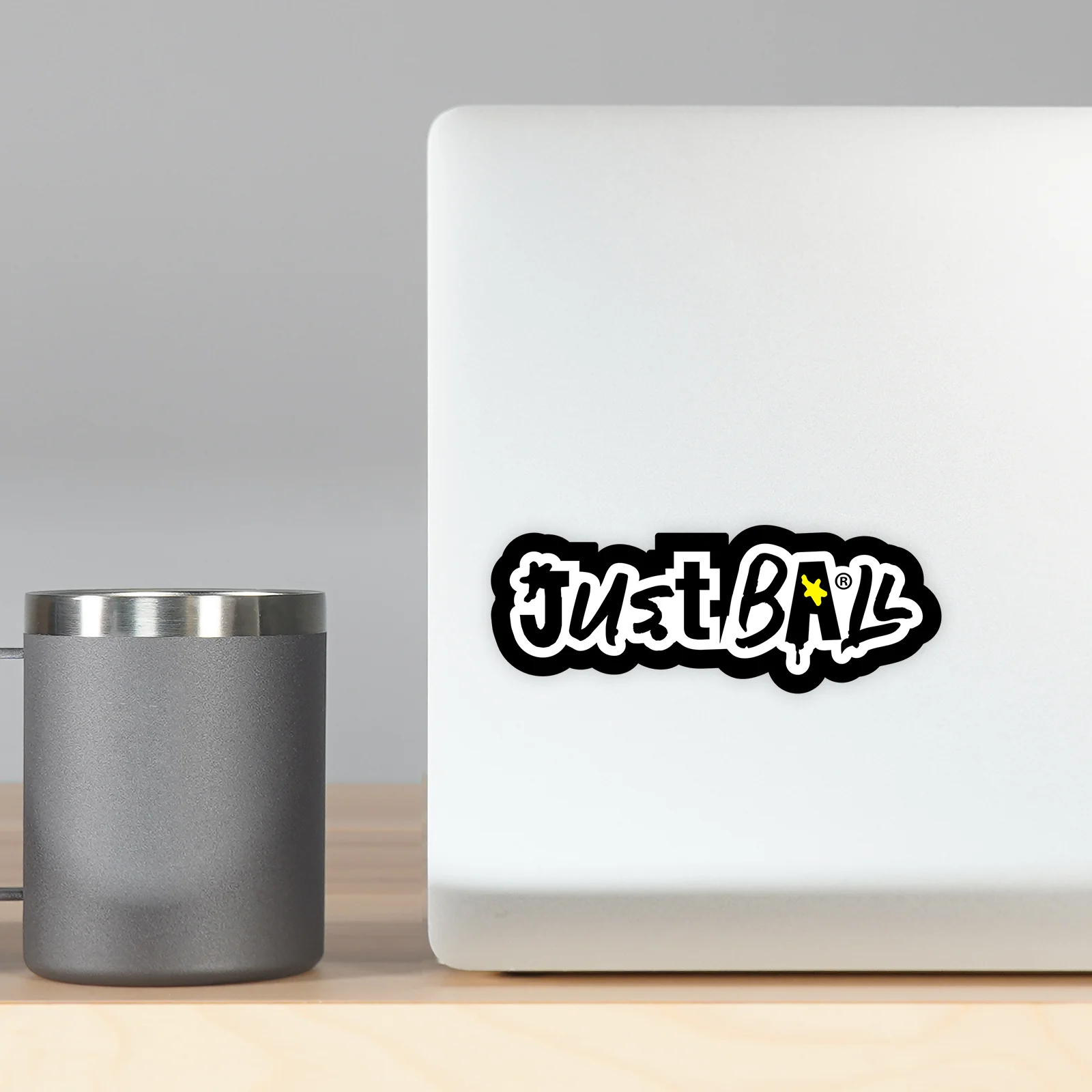 Just Ball Logo Sticker - Image 5