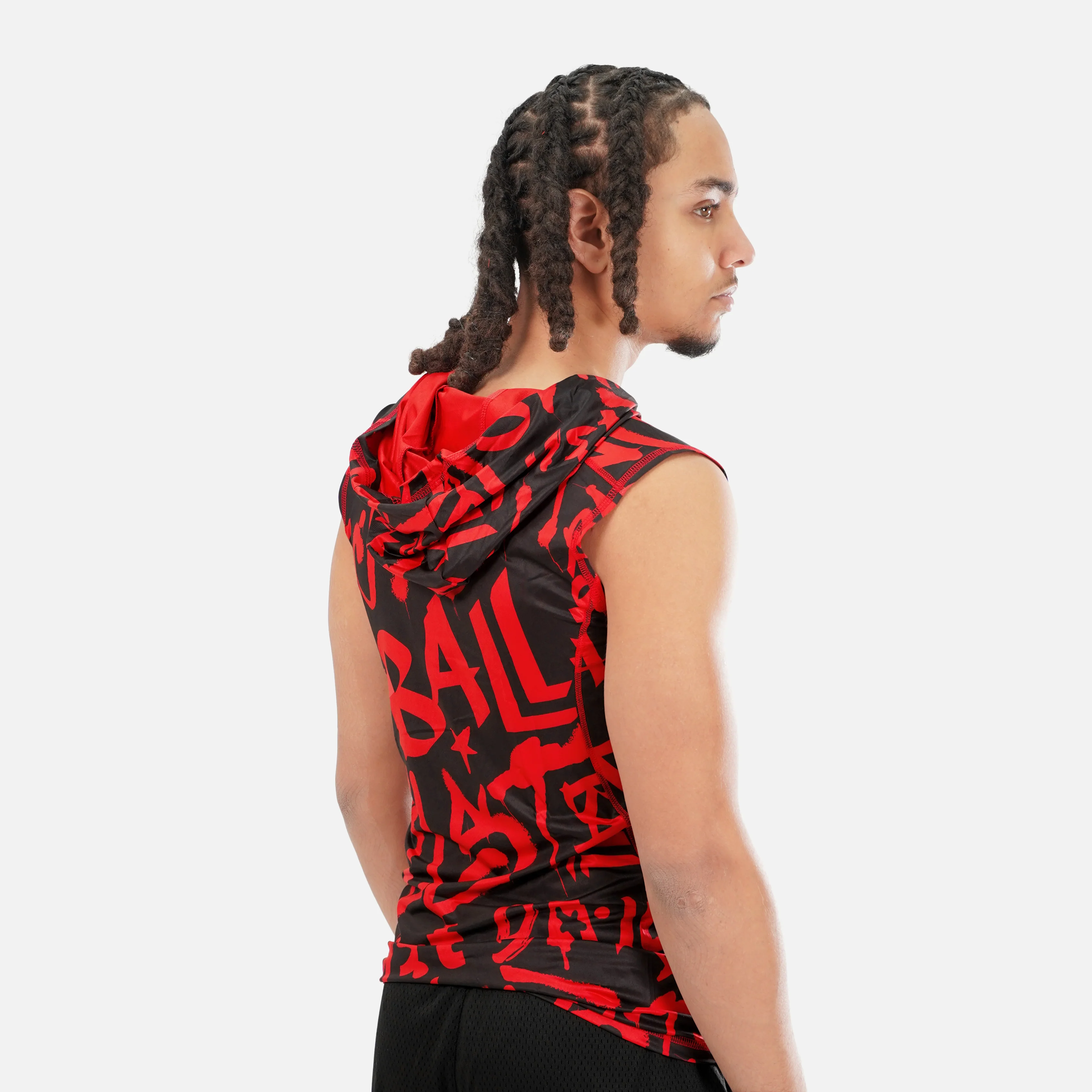 Just Ball Sleeveless Compression Hoodie - Image 3