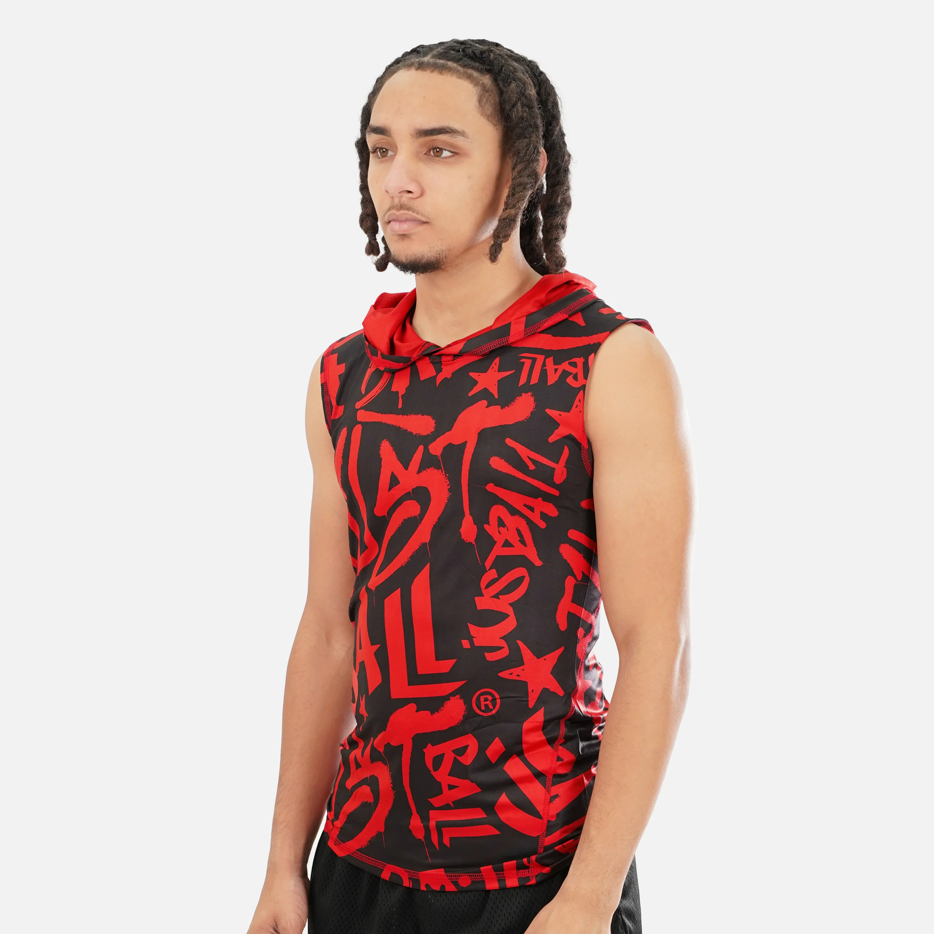Just Ball Sleeveless Compression Hoodie - Image 4