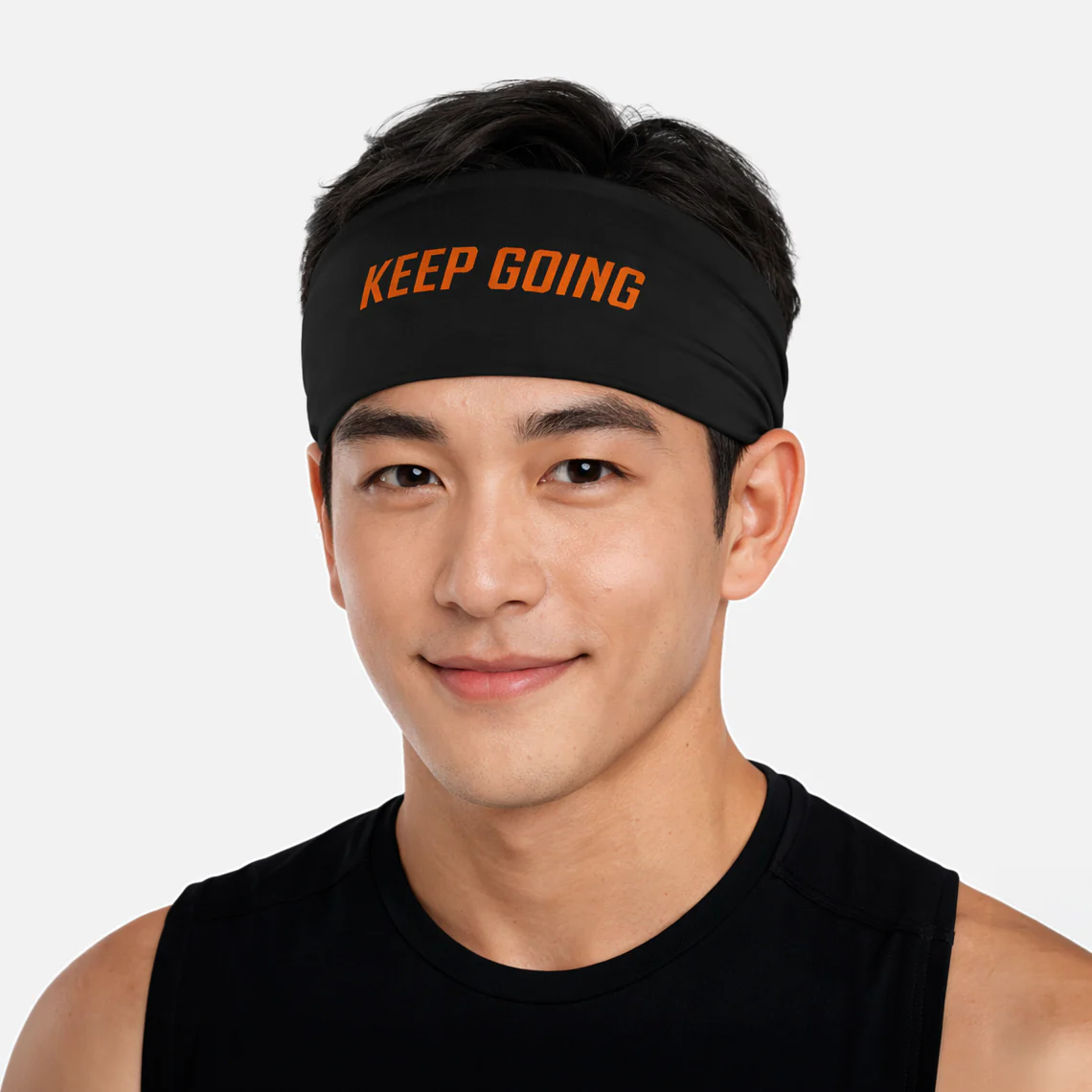 Keep Going Black Headband - Image 2