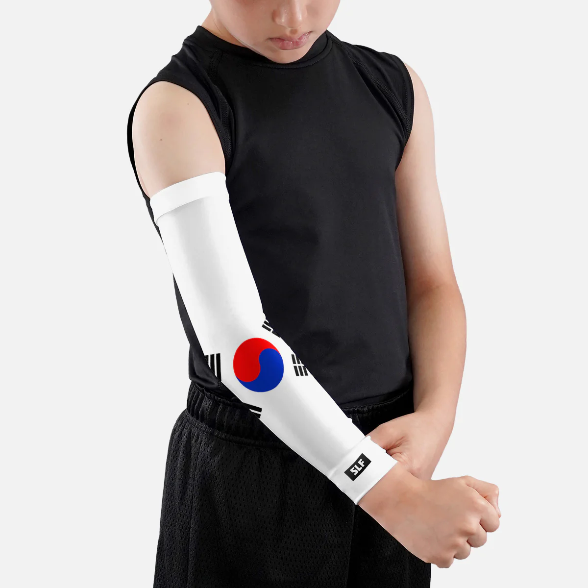 Korea Republic Flag Kids Arm Sleeve - Image 5