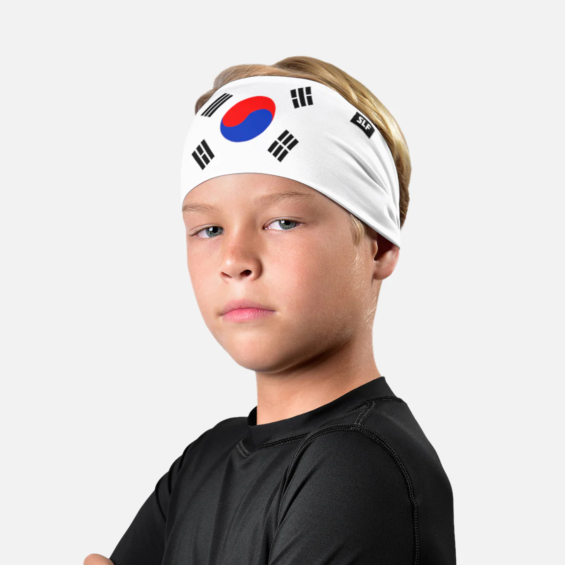 Korea Republic Flag Kids Headband - Image 2