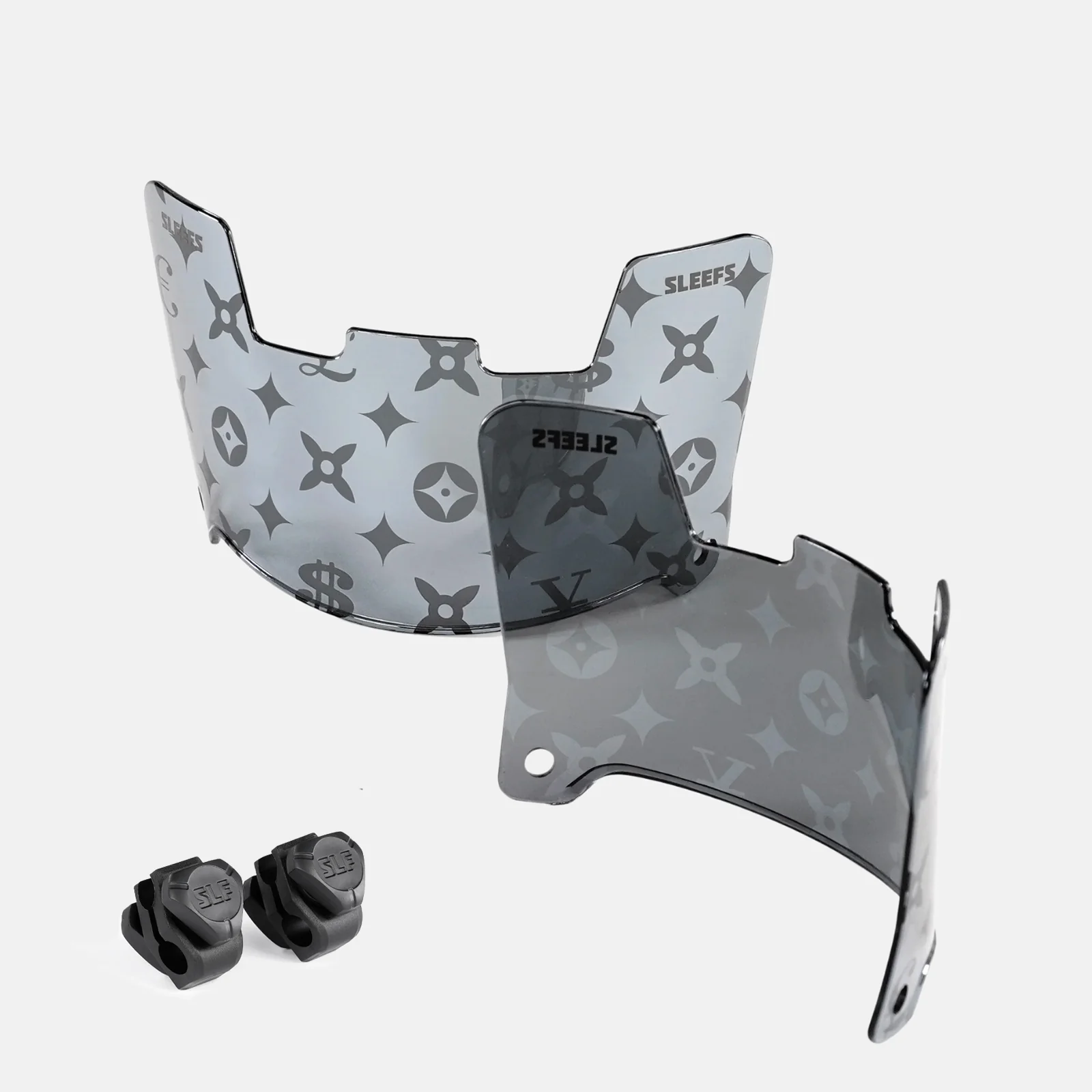 Lavish Silver Moonstone Helmet Eye-Shield Visor for Kids - Image 2