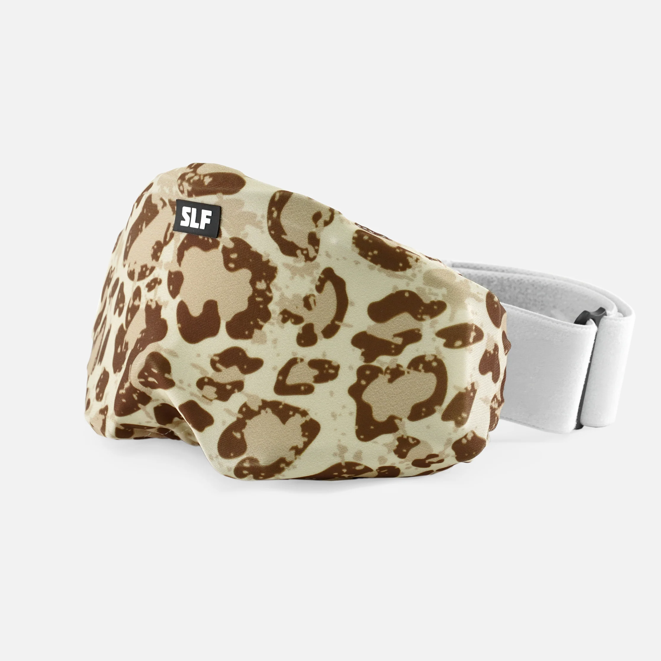 Leopard Sand Soft Goggle Cover - Image 2