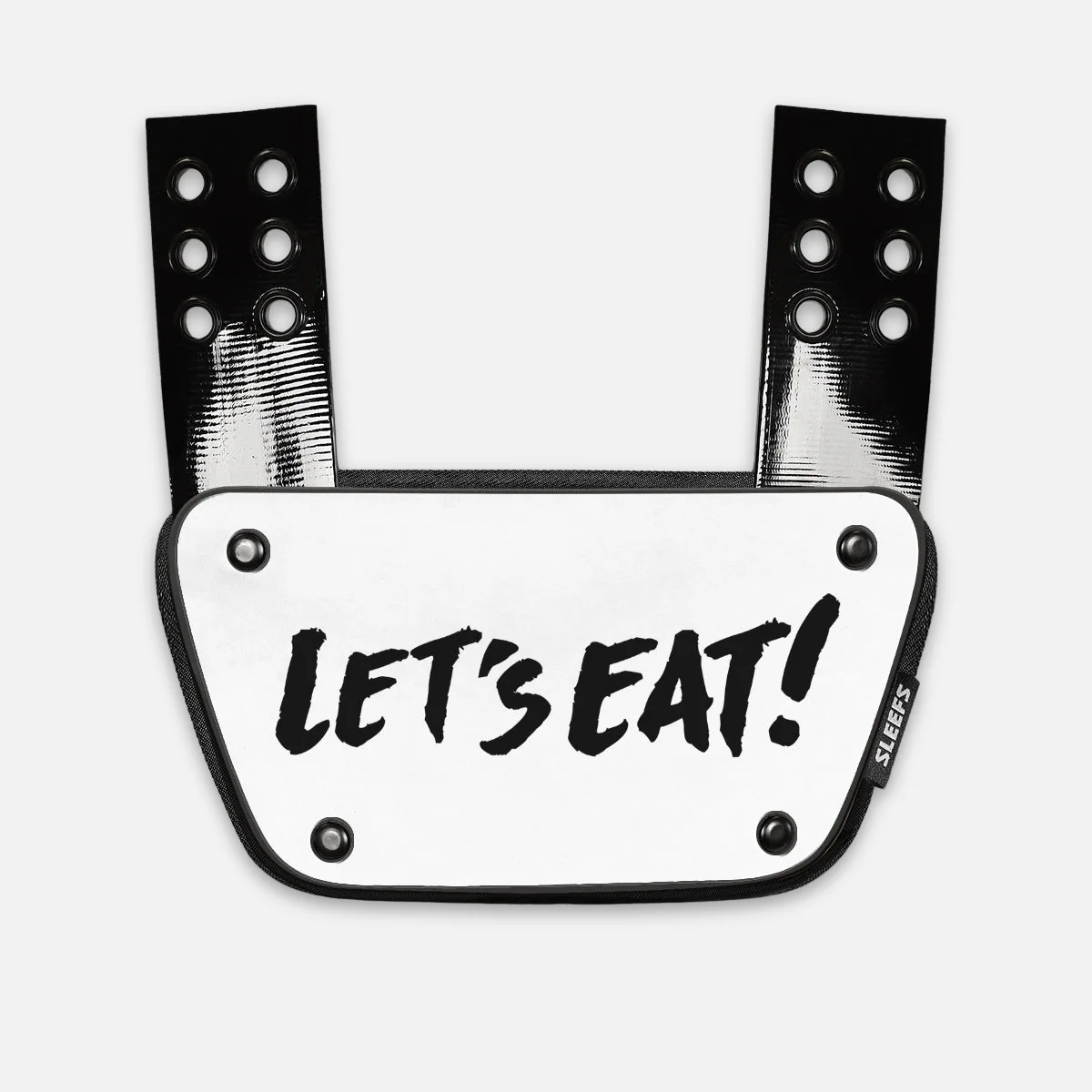 Let's Eat White Sticker for Backplate - Image 2