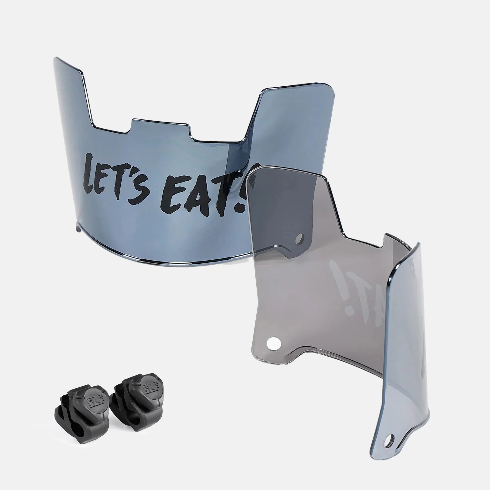 Let's Eat Silver Moonstone Helmet Eye-Shield Visor for Kids - Image 2