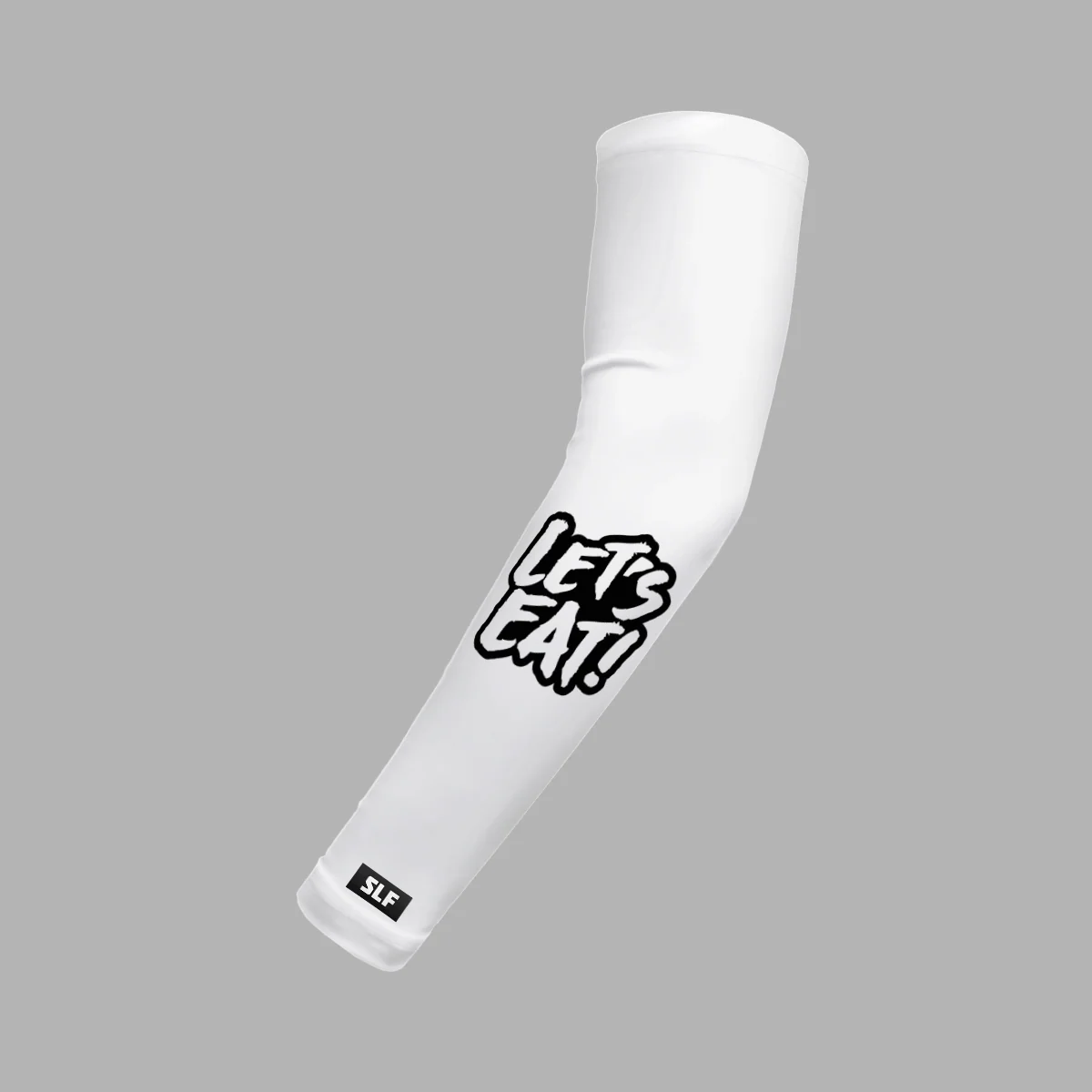Let's Eat White Kids Arm Sleeve