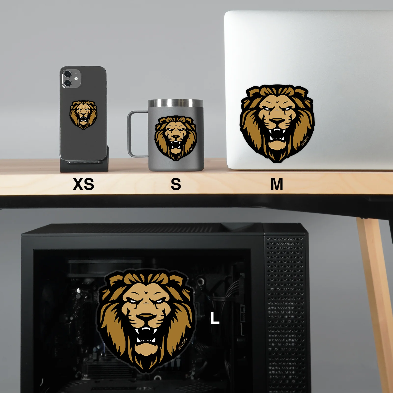 Lion Face Sticker - Image 2