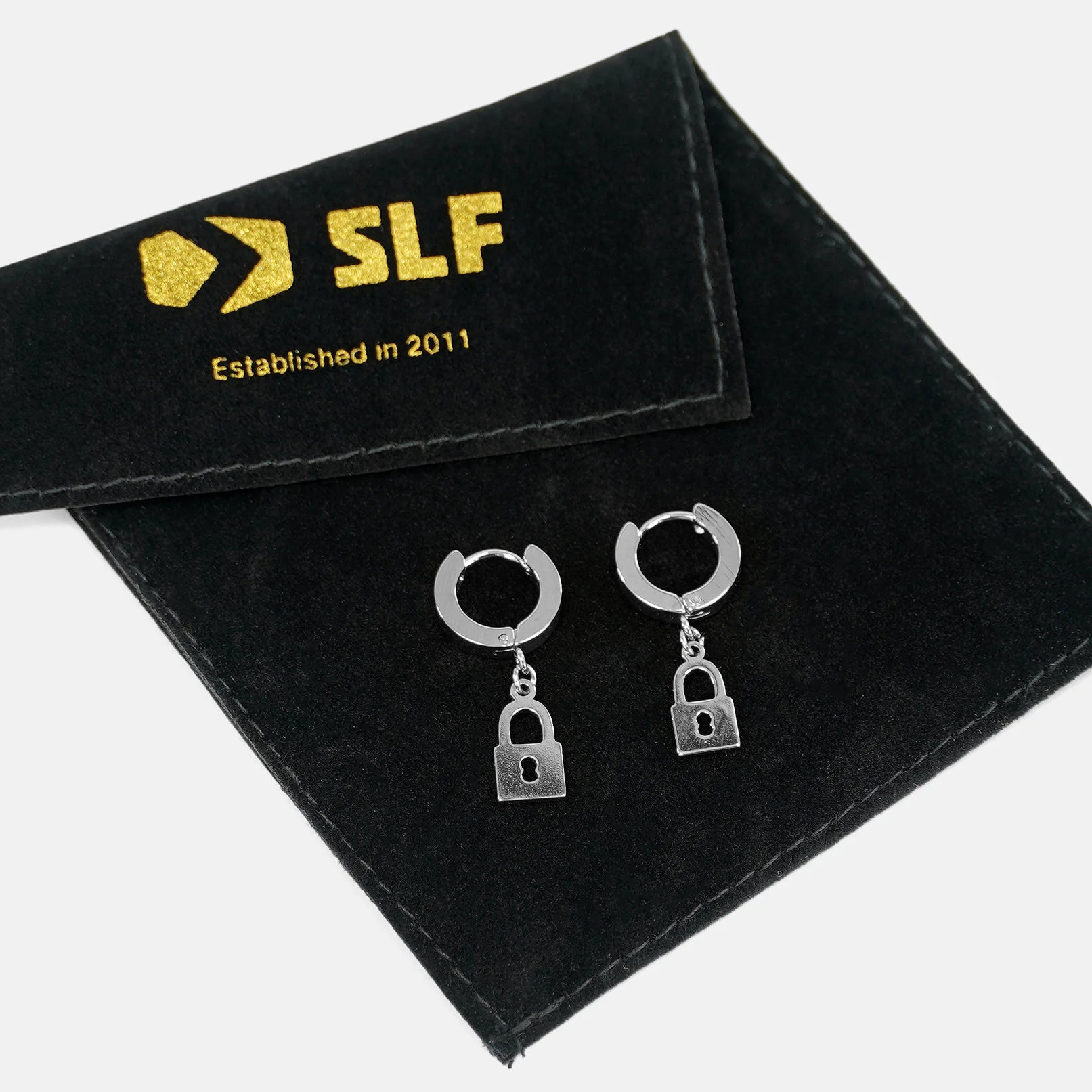 Locked In Earrings - Stainless Steel - Image 3