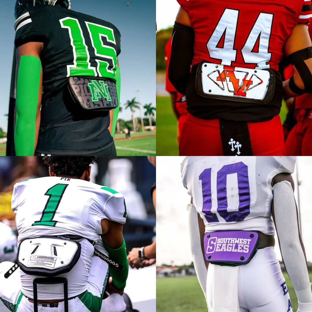 Make Your Own Custom Football Back Plate Decal (Back Plate Not Included) - Image 3