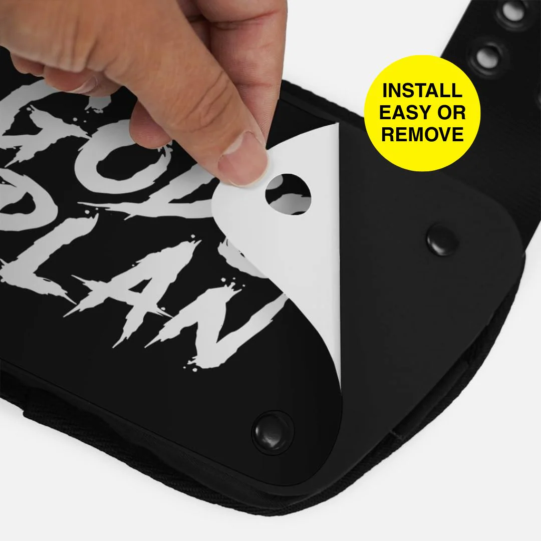 Make Your Own Custom Football Back Plate Decal (Back Plate Not Included) - Image 4