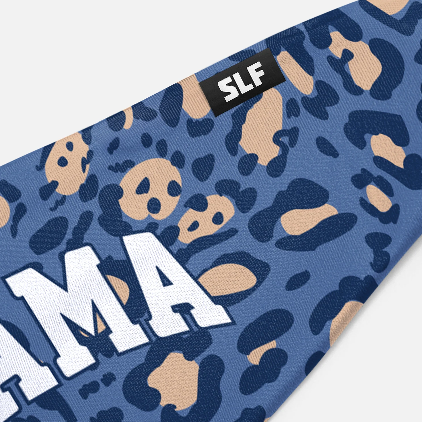 Mama Denim Leopard Headband - Image 3