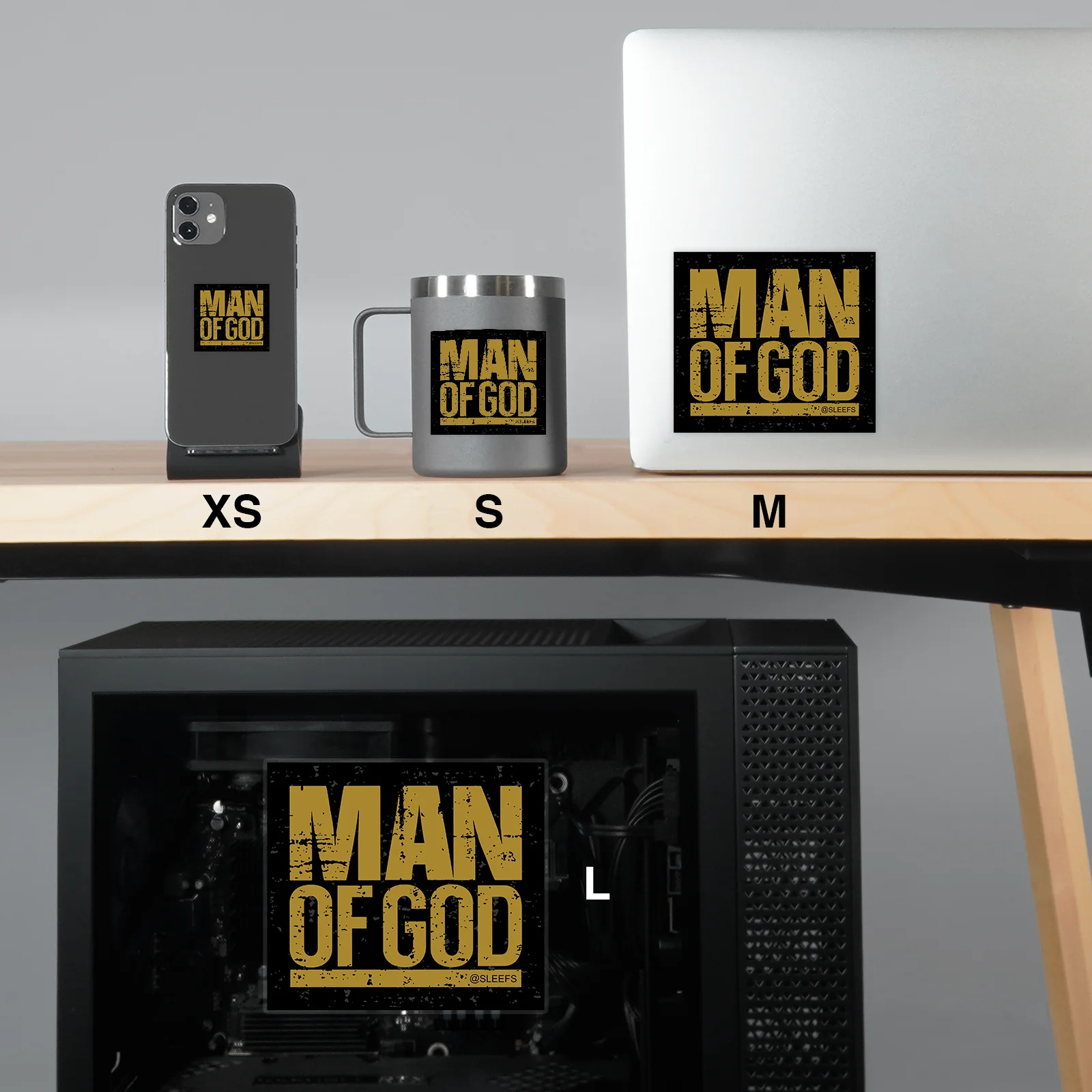 Man of God Sticker - Image 2
