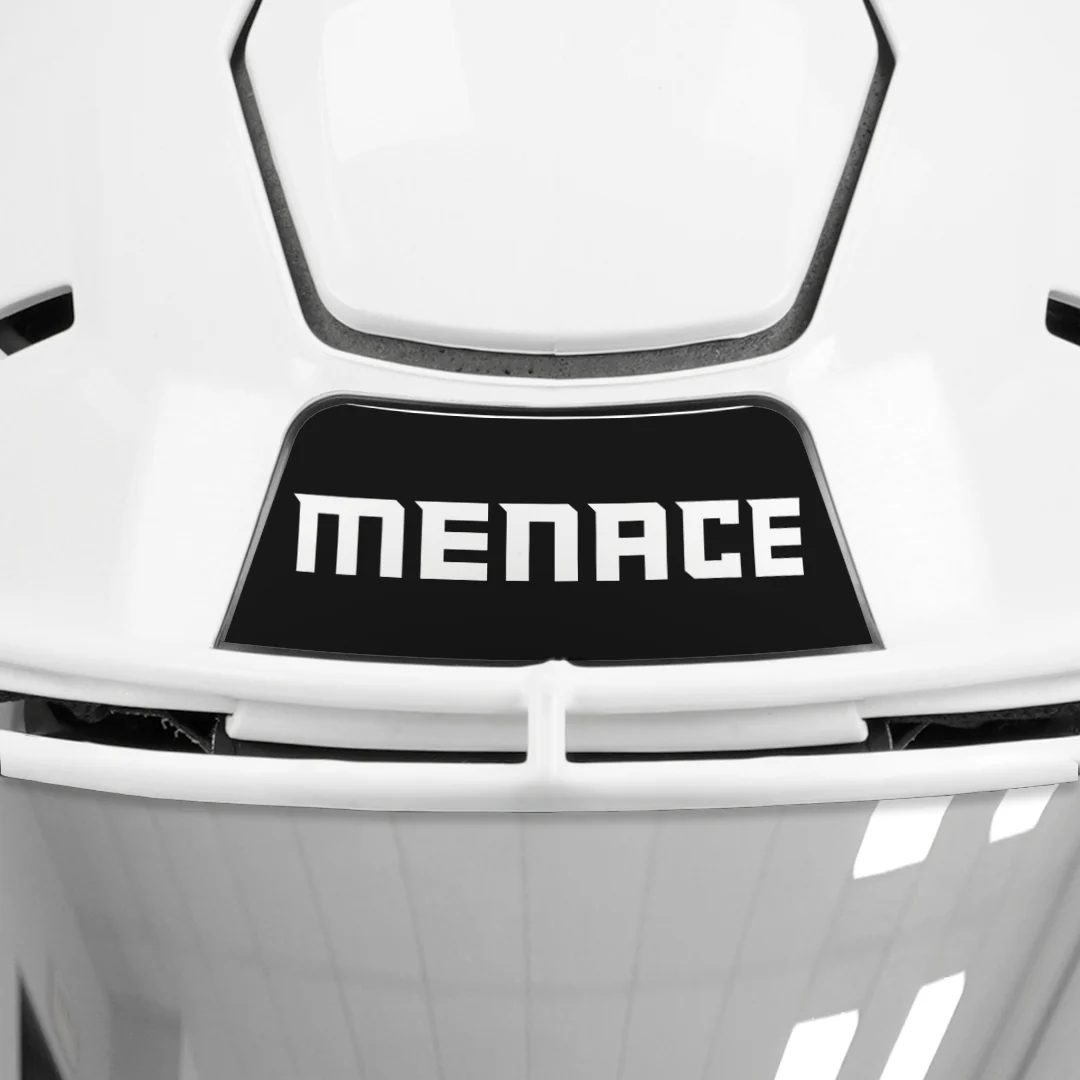 Menace Riddell Speedflex Front and Back Bumper Sticker Kit - Image 2