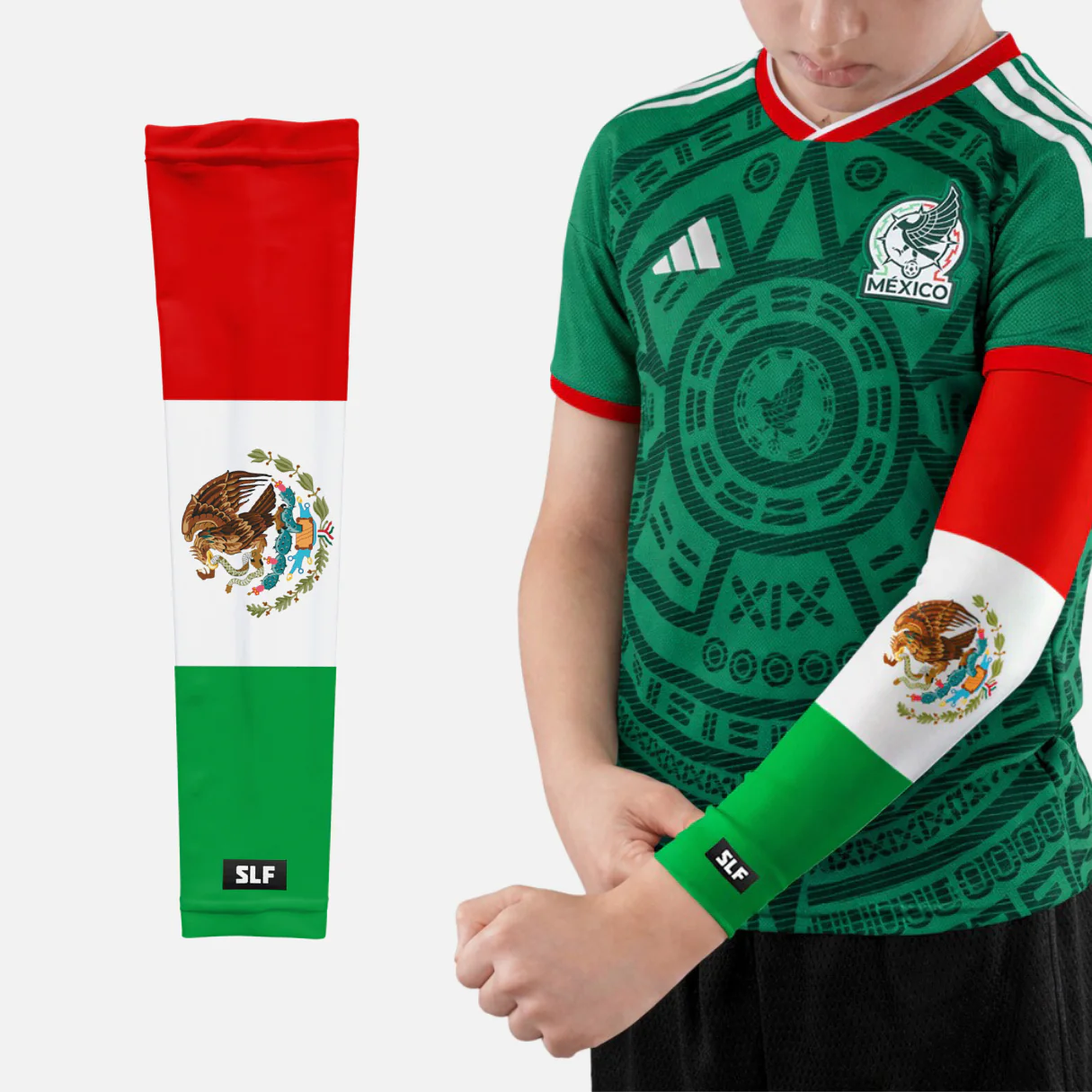 Mexico Flag Kids Arm Sleeve