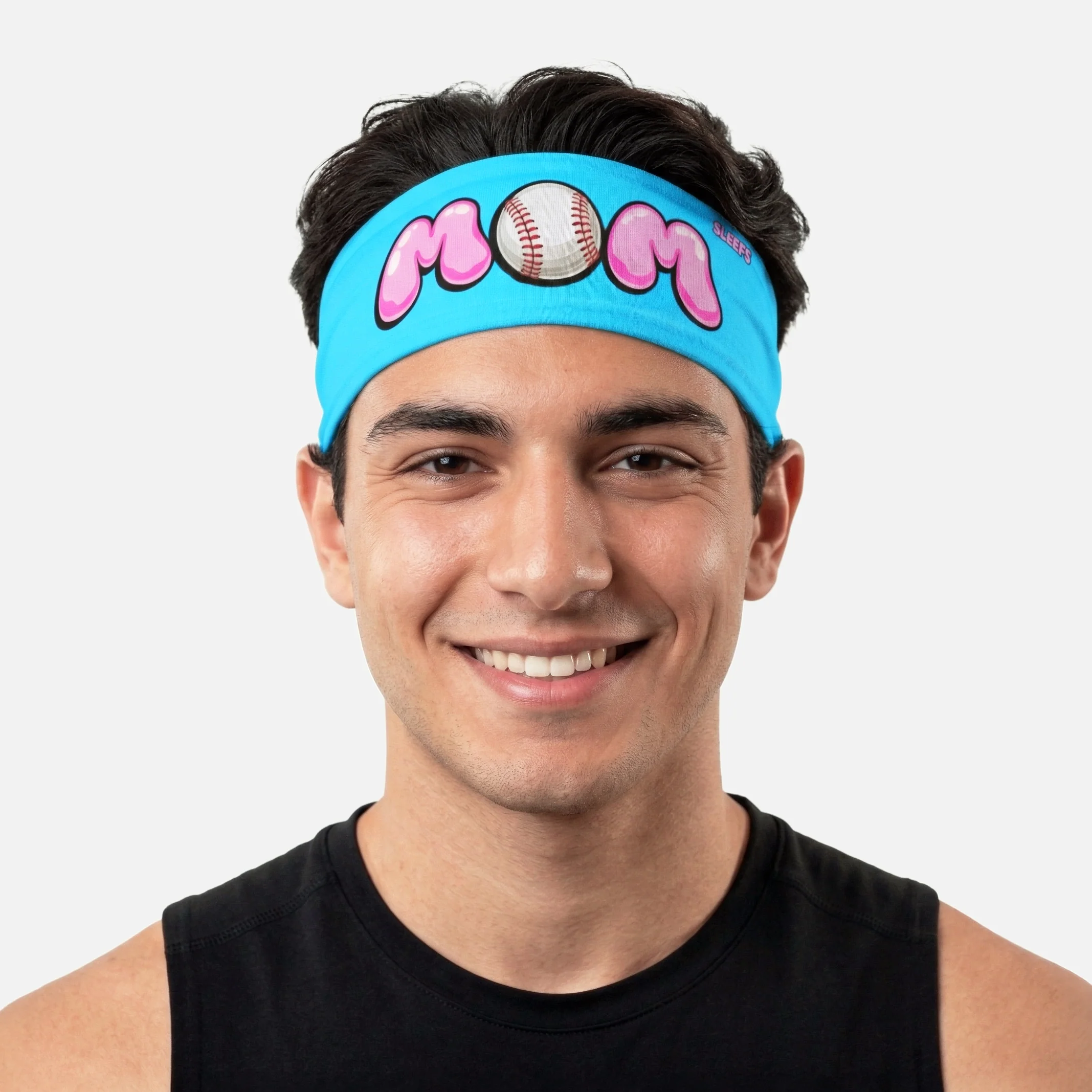 MOM Cotton Candy Baseball Headband - Image 4