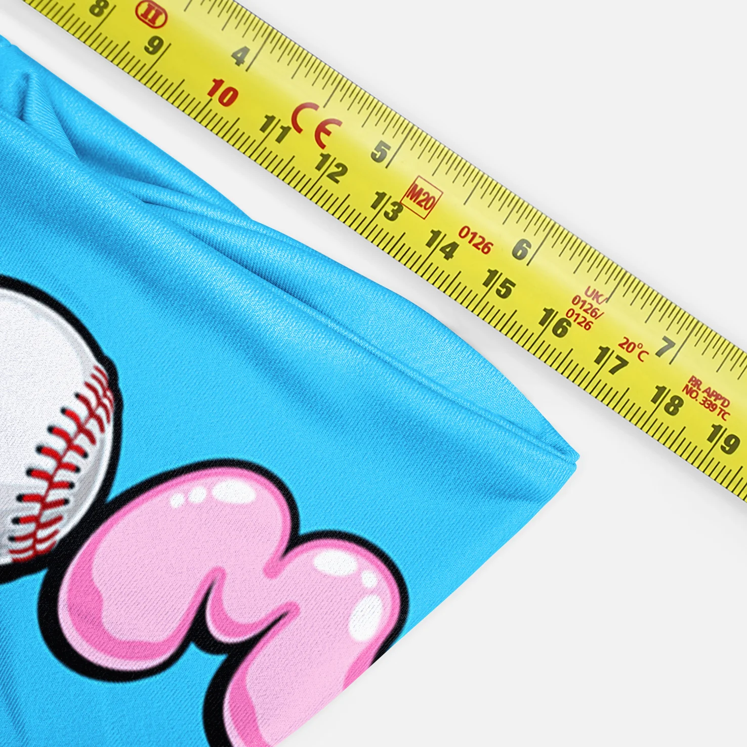 MOM Cotton Candy Baseball Kids Headband - Image 3