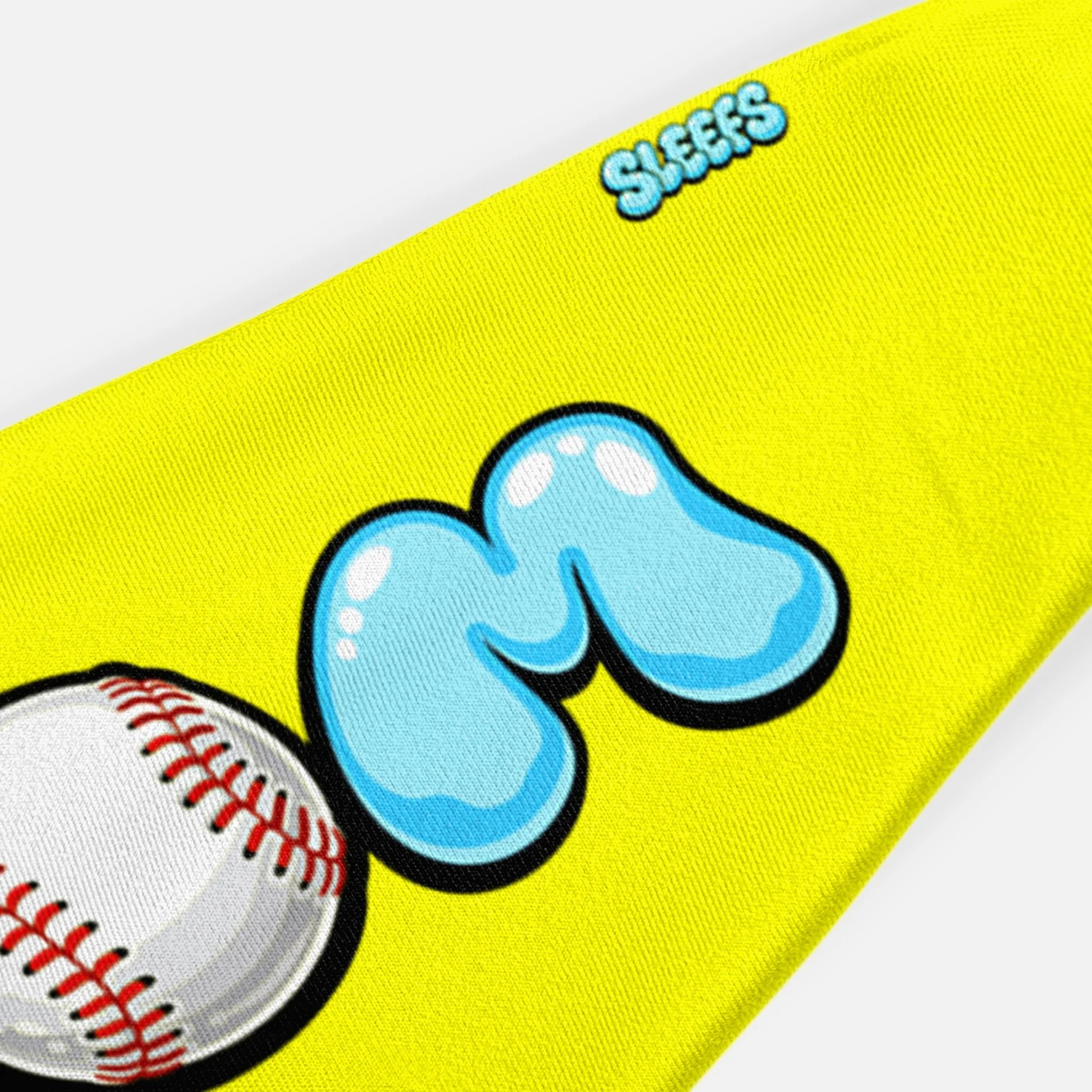 MOM Neon Pop Baseball Kids Headband - Image 3
