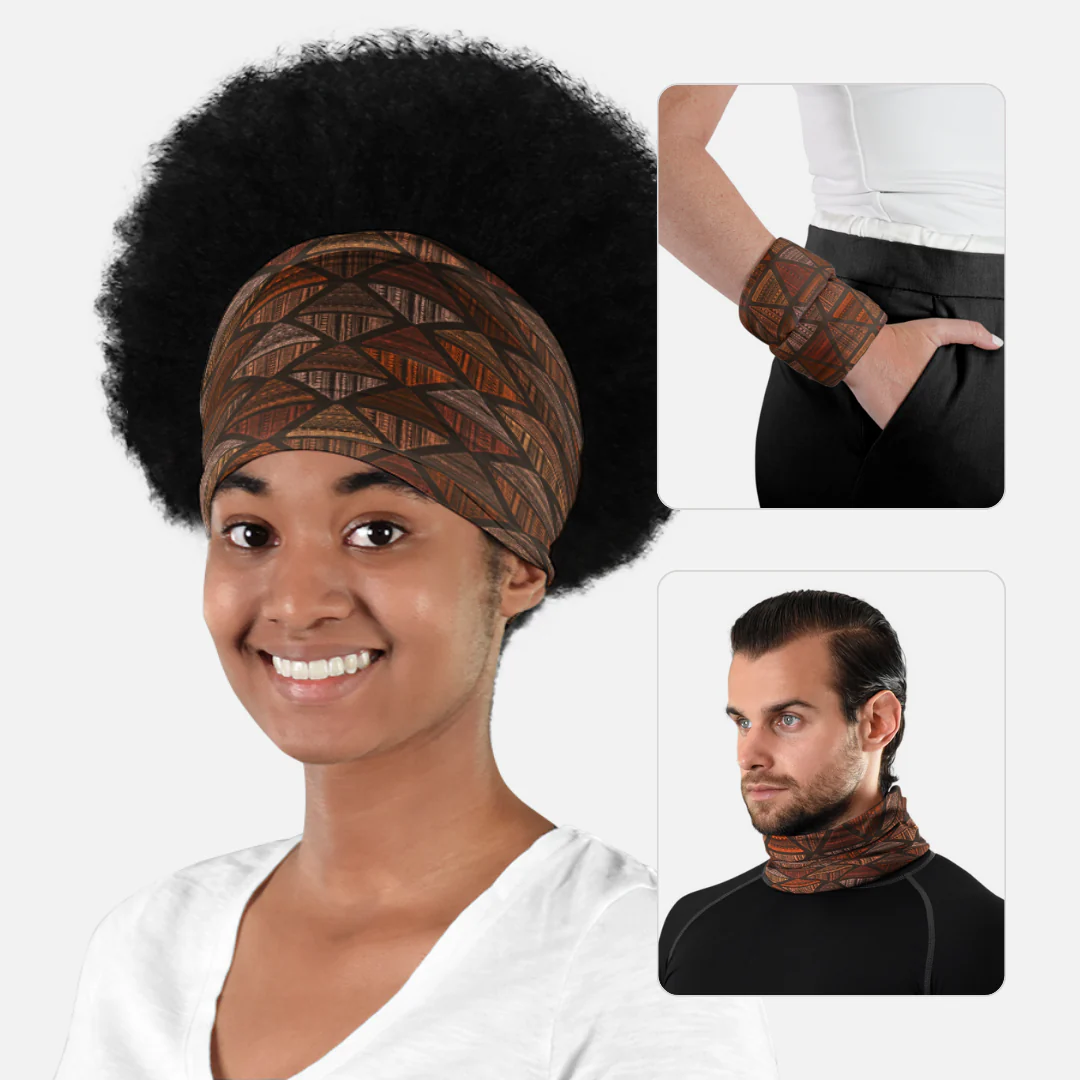 Mombasa Brown Neck Gaiter - Image 3