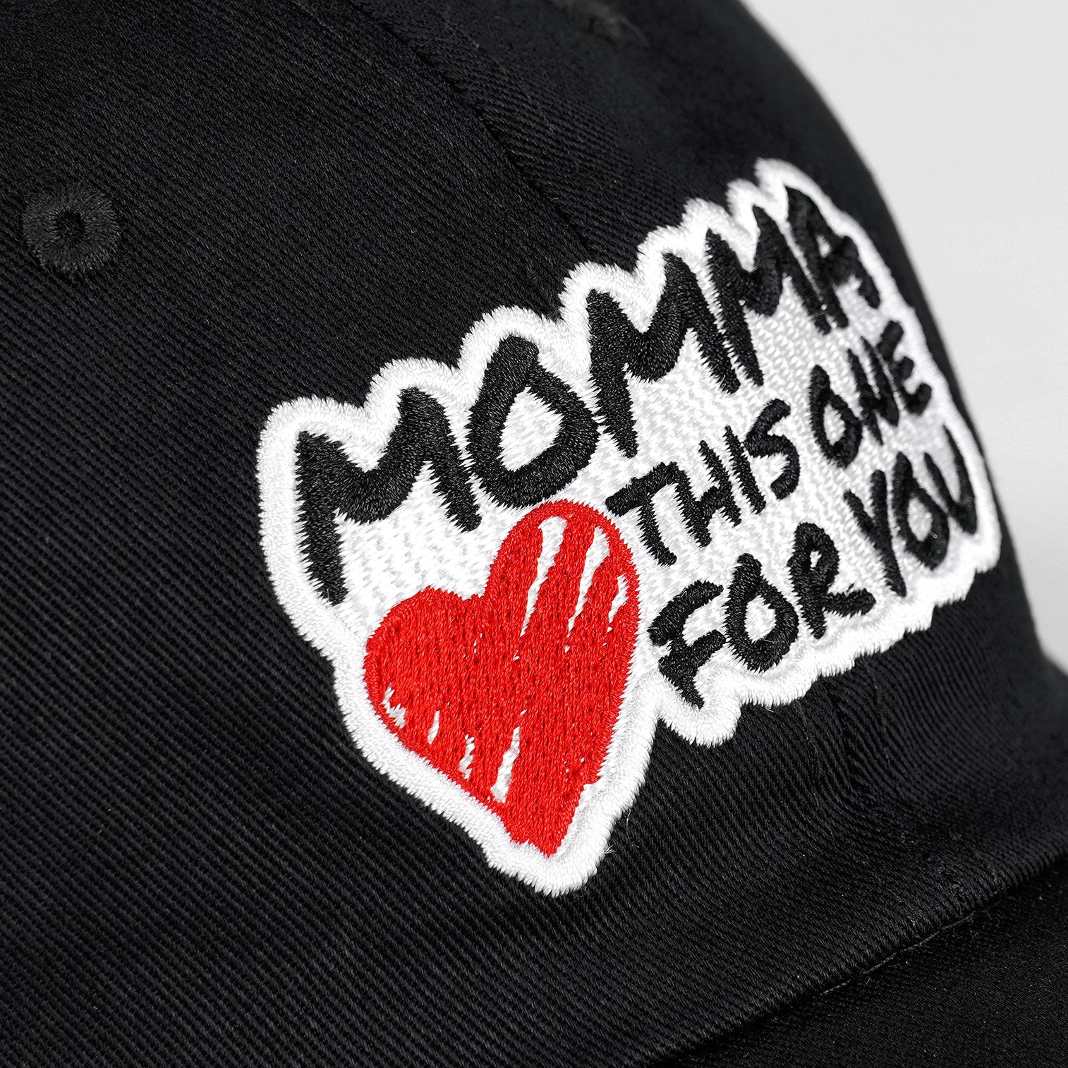 Momma Black Dad Hat - Image 4