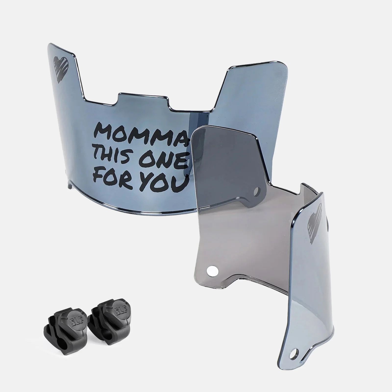 Momma Silver Moonstone Helmet Eye-Shield Visor for Kids - Image 2