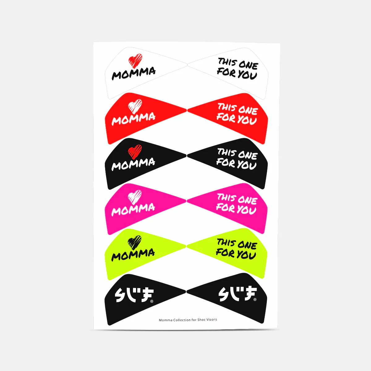 Momma Stickers for Helmet Visor Tabs - Image 5