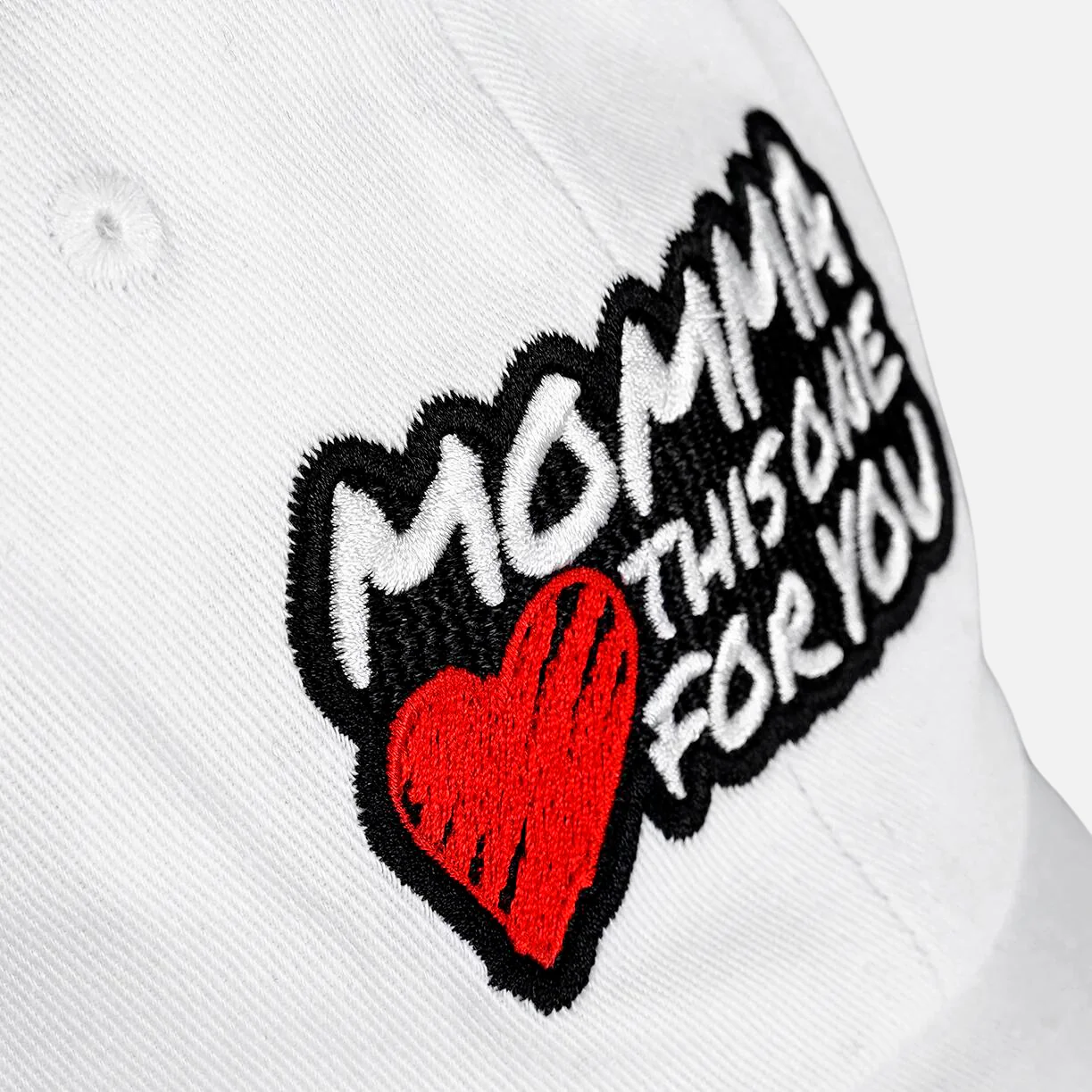 Momma White Dad Hat - Image 3