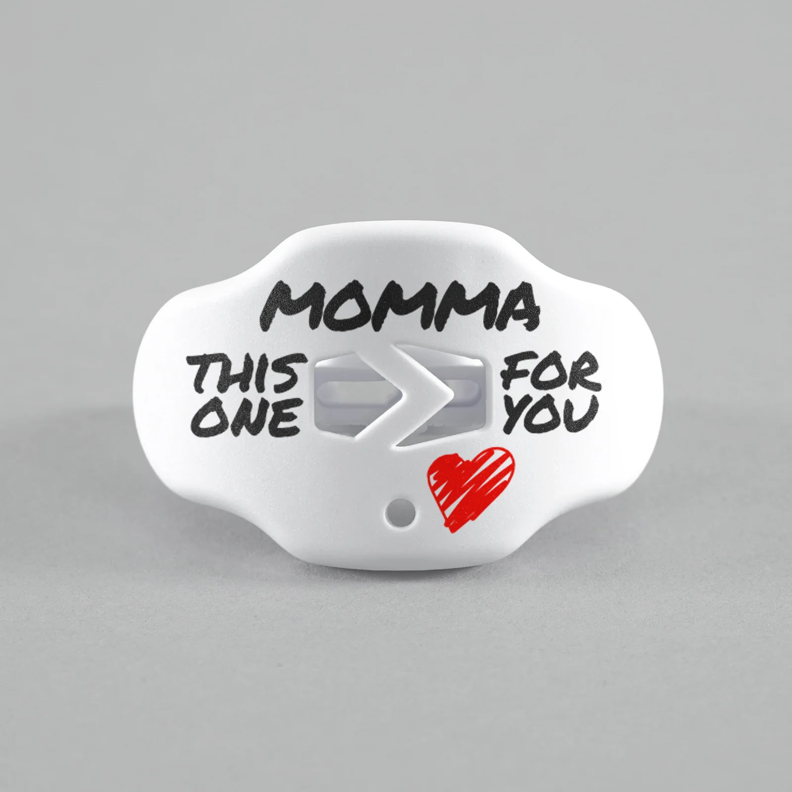 Momma White Kids Football Mouthguard