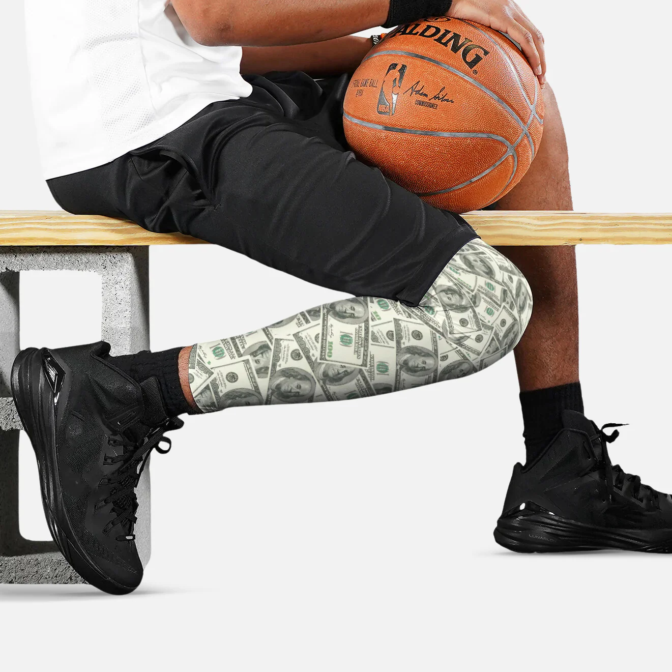 Money Benjamins Leg Sleeve - Image 3