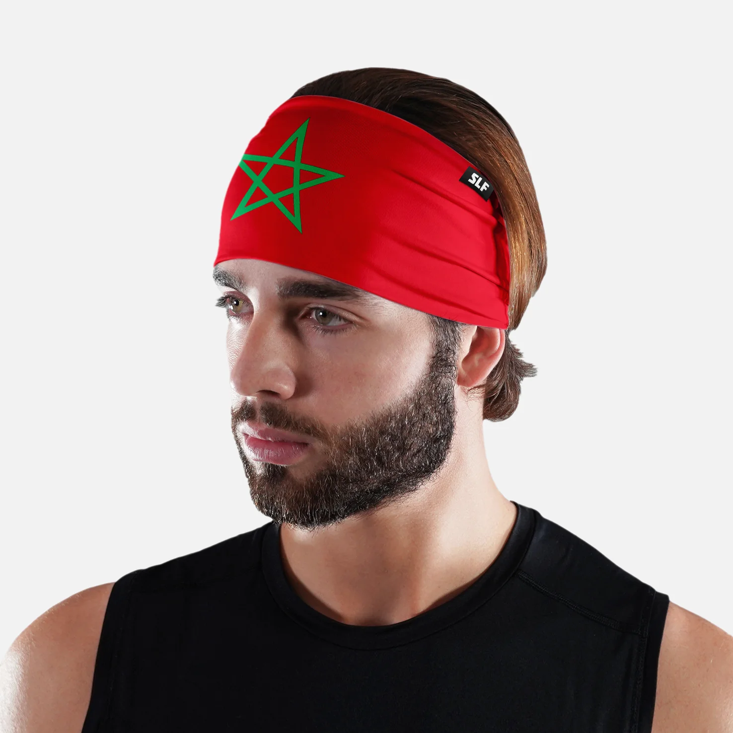 Morocco Flag Headband - Image 2