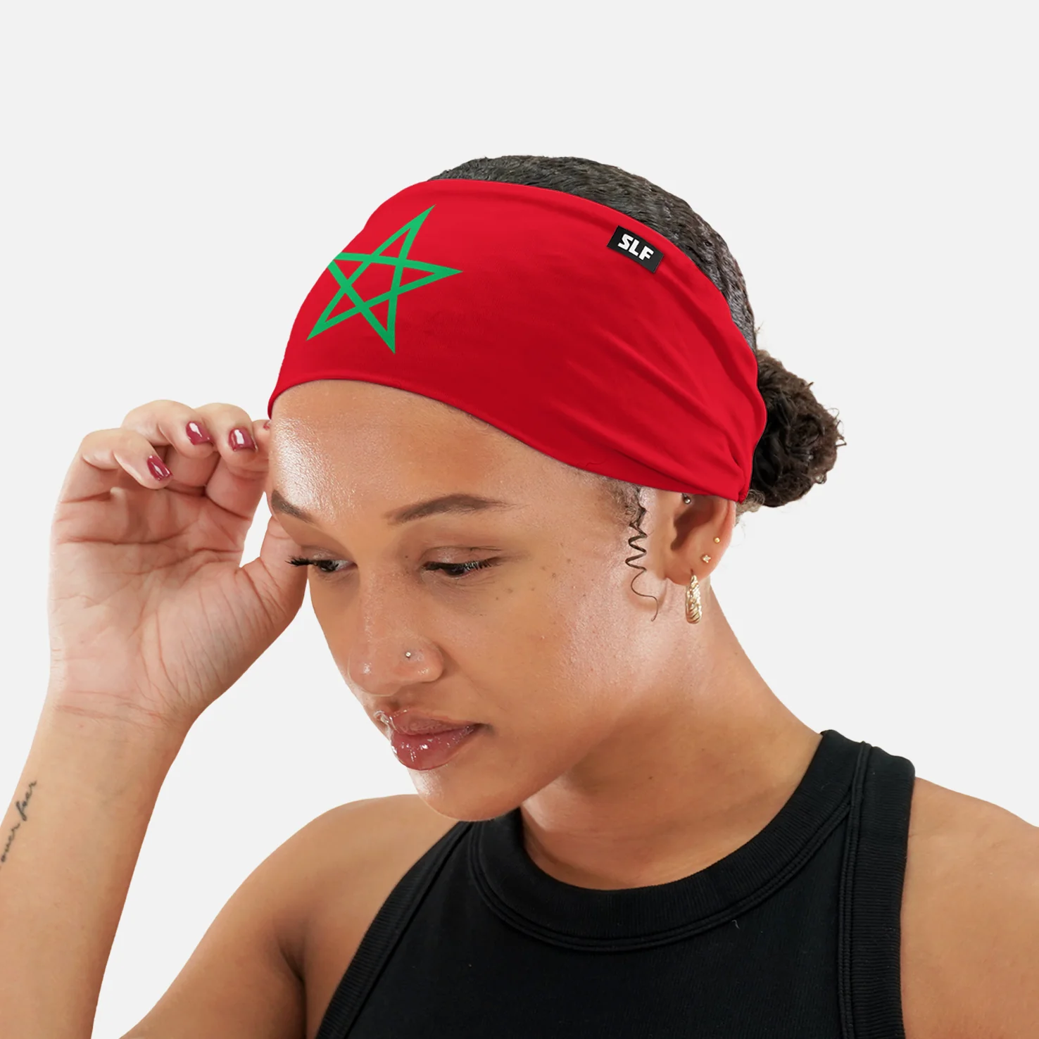 Morocco Flag Headband - Image 4