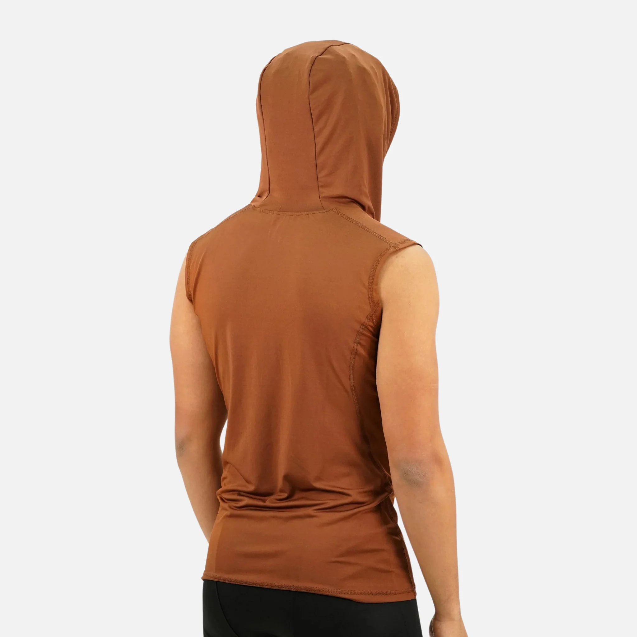 Mud Sleeveless Compression Hoodie - Image 4