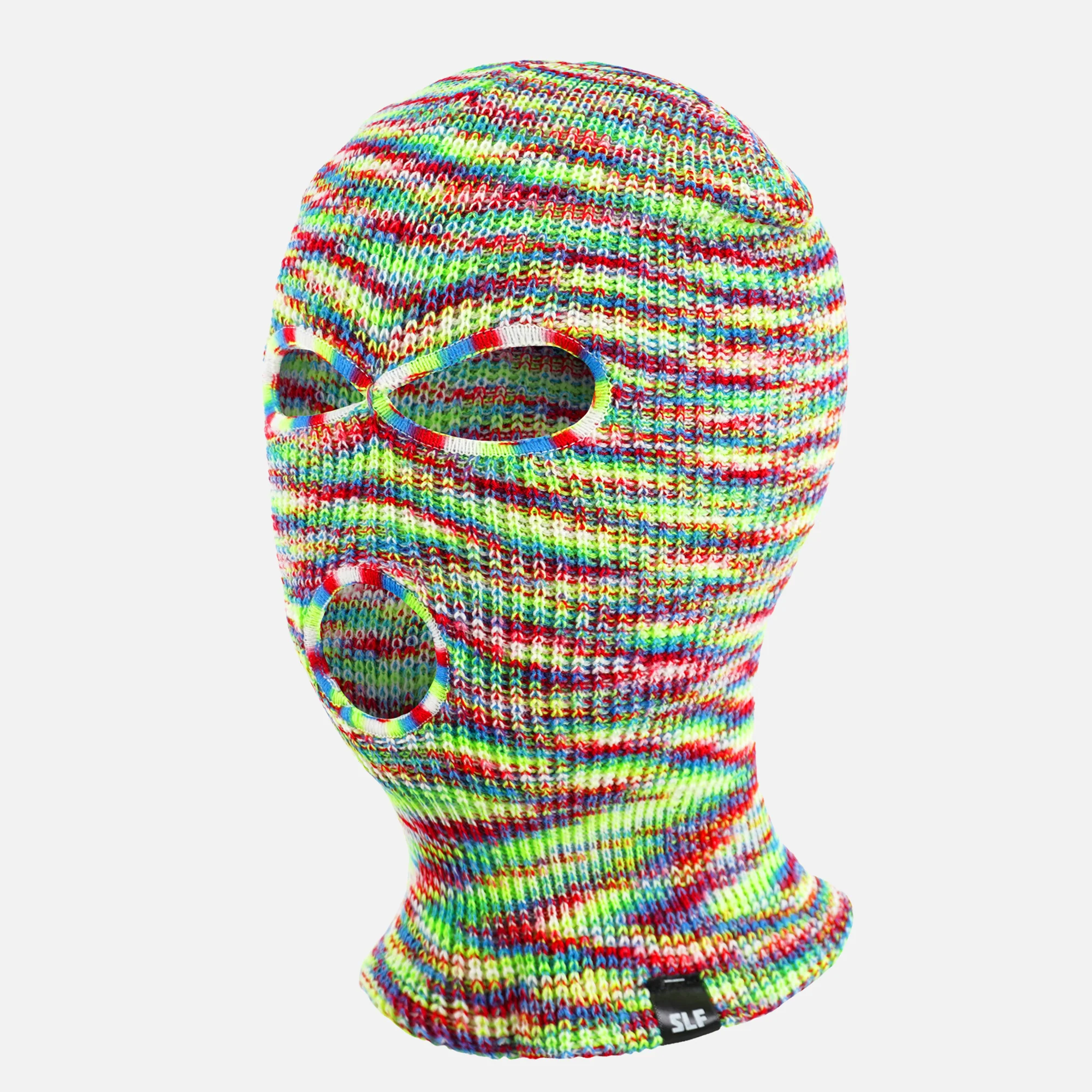 Neon Green Red Ski Mask - Image 2