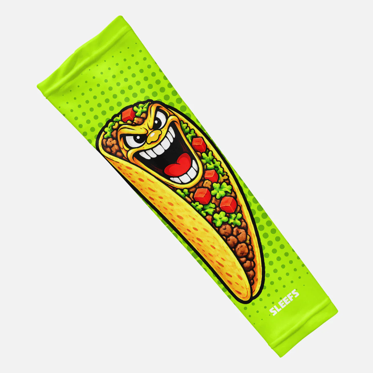 Neon Lime Fiesta Taco Arm Sleeve - Image 4