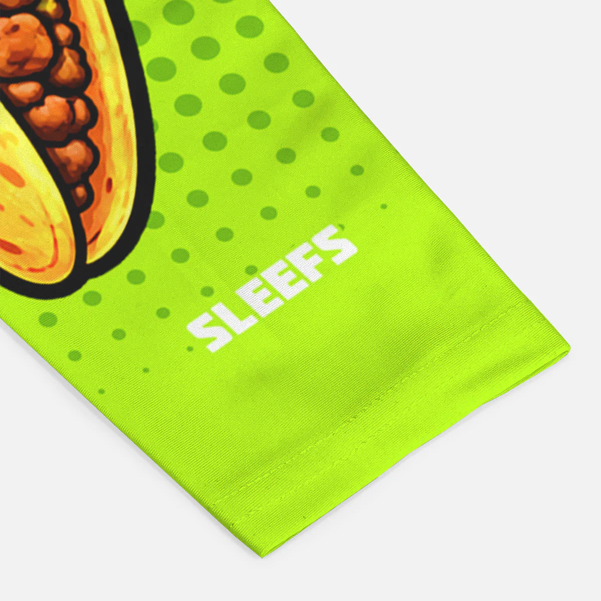 Neon Lime Fiesta Taco Arm Sleeve - Image 5