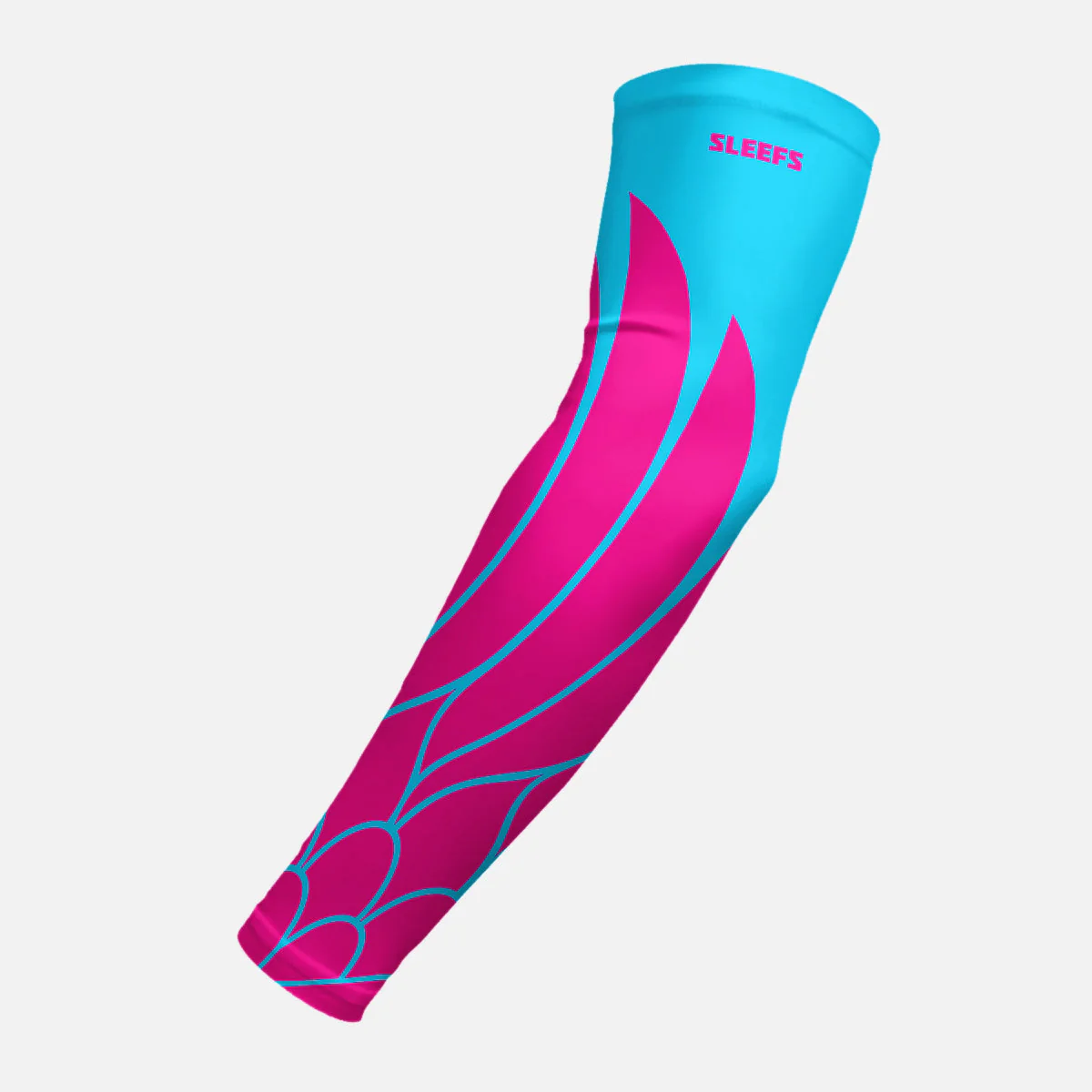 Neon Wings Blue and Yellow Arm Sleeves Pair - Image 2