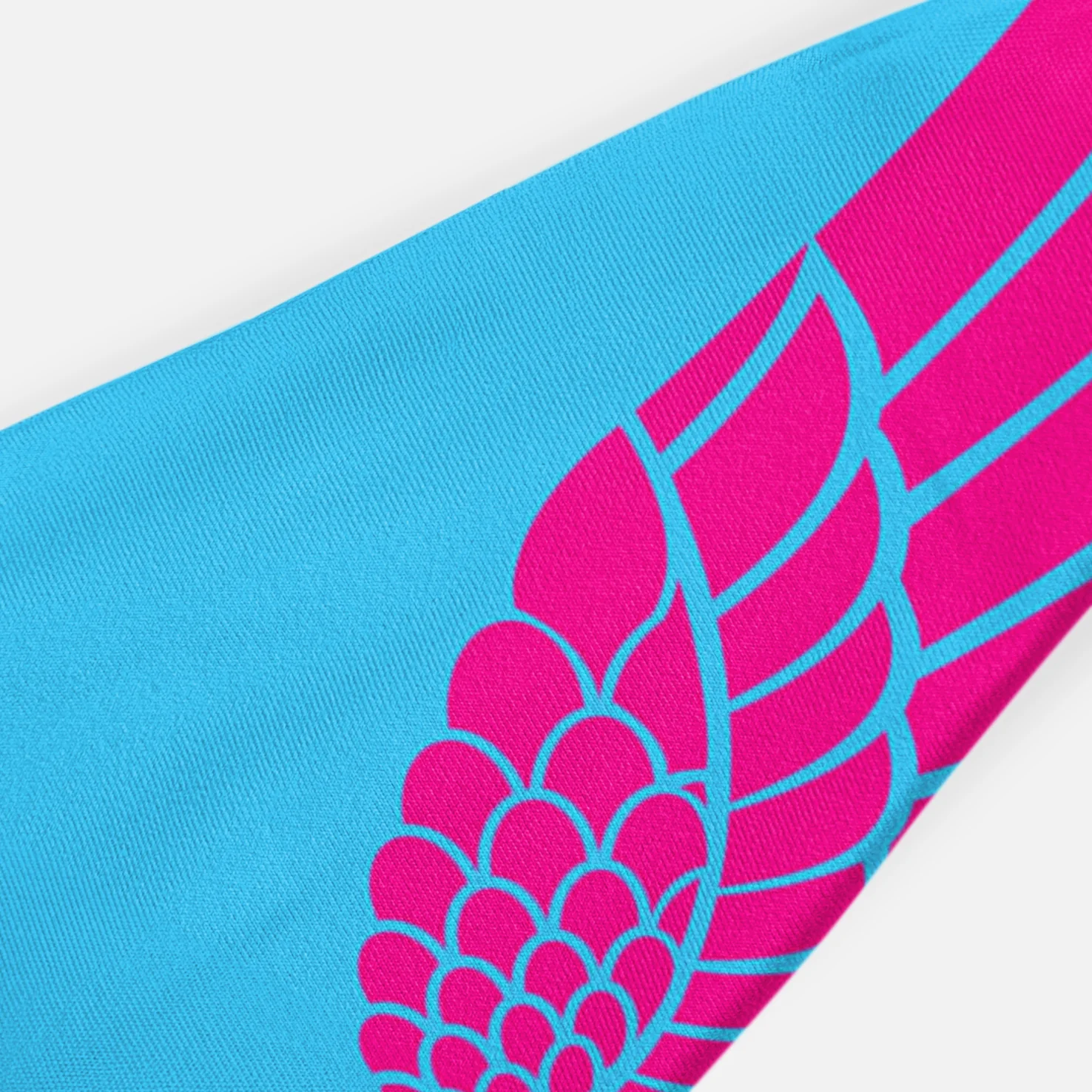 Neon Wings Electric Blue Headband - Image 3
