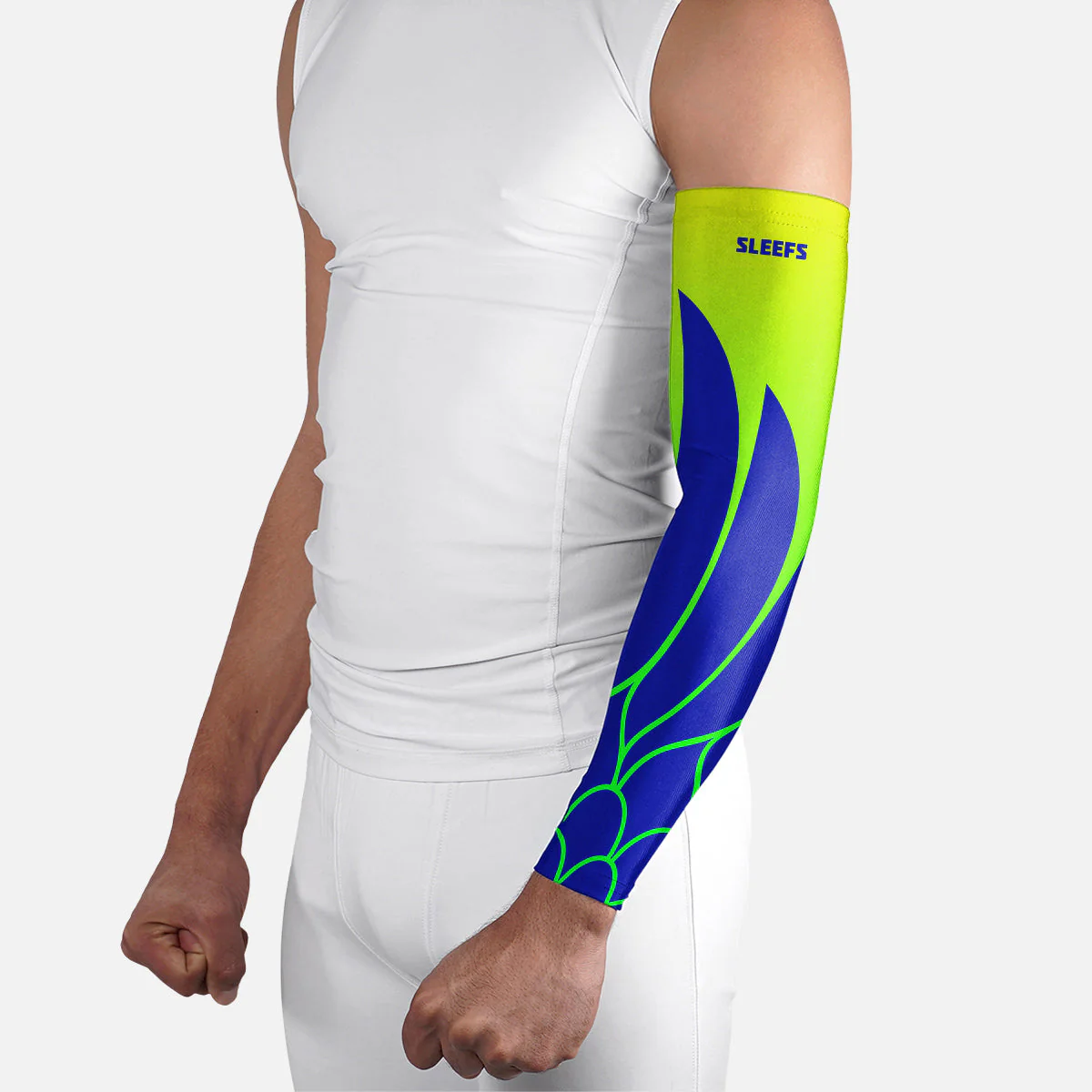 Neon Wings Green and Pink Arm Sleeves Pair - Image 10