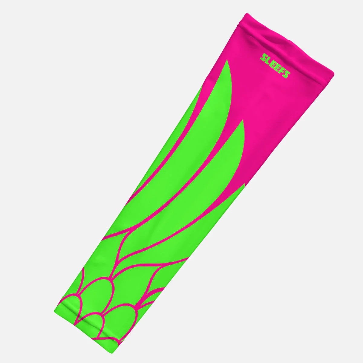 Neon Wings Green and Pink Arm Sleeves Pair - Image 5