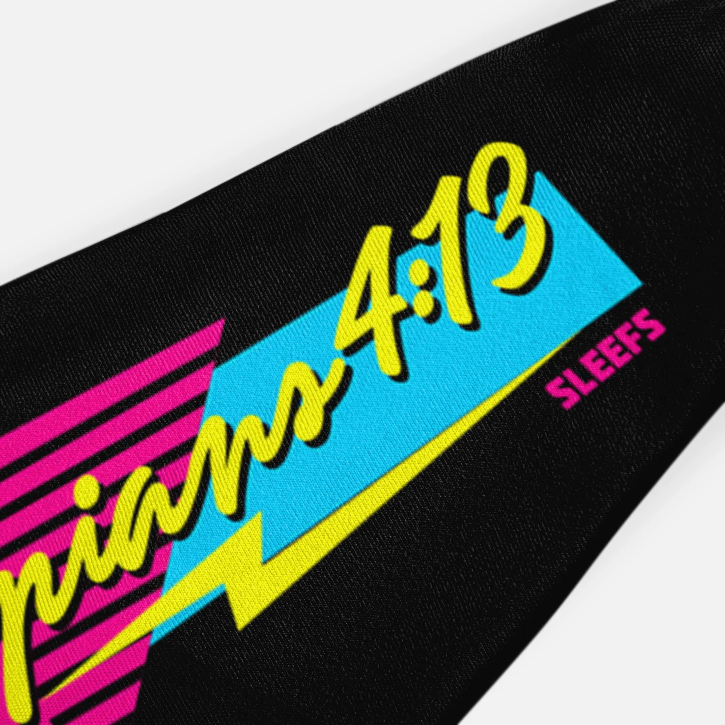 Philippians 4:13 Midnight Neon Kids Headband - Image 5