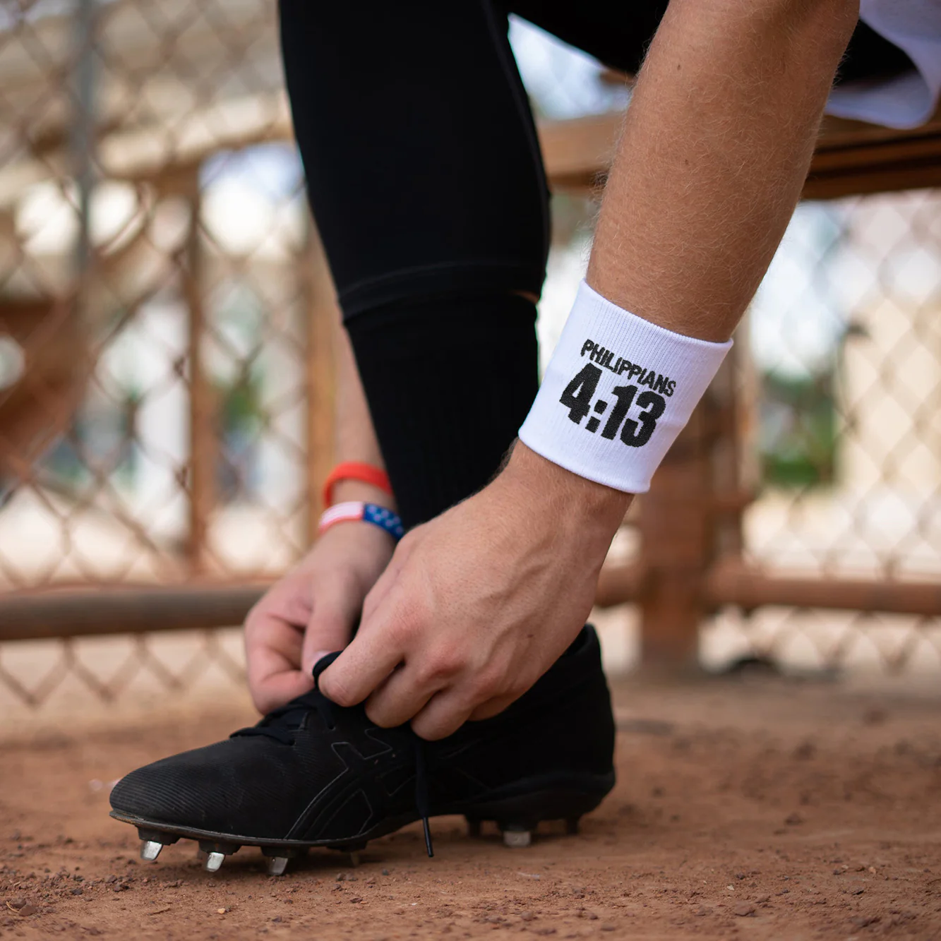 Philippians 4:13 Drip Wristband - Image 4