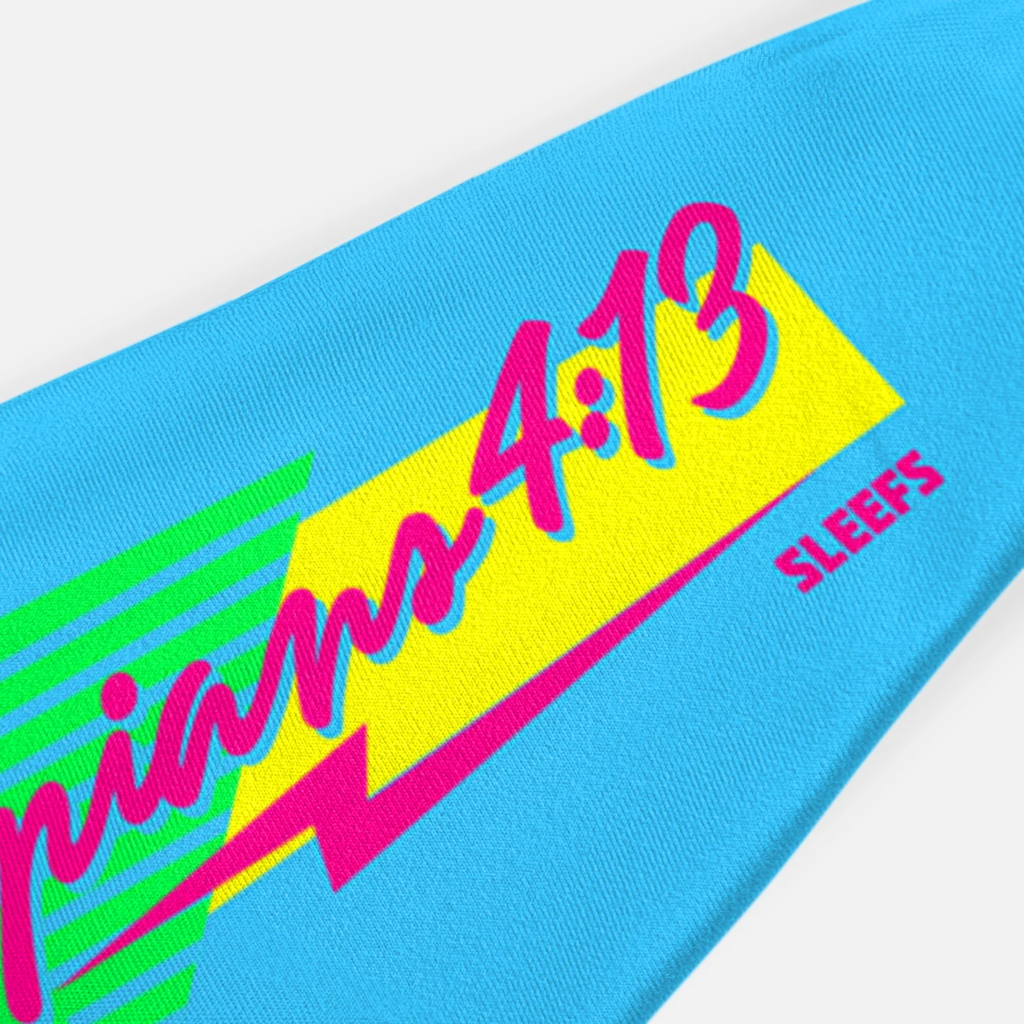 Philippians 4:13 Miami Blue Headband - Image 3