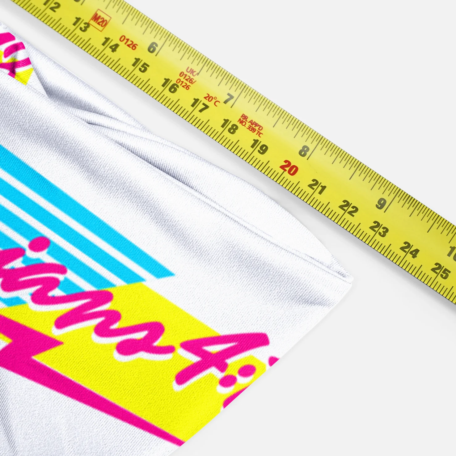 Philippians 4:13 Retro Wave White Headband - Image 5