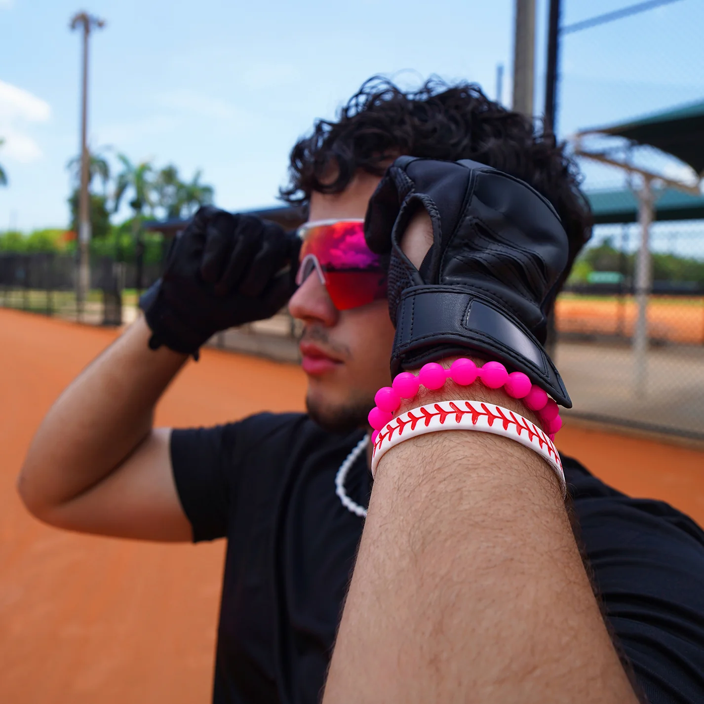 Baseball Laces Motivational Wristband - Image 7