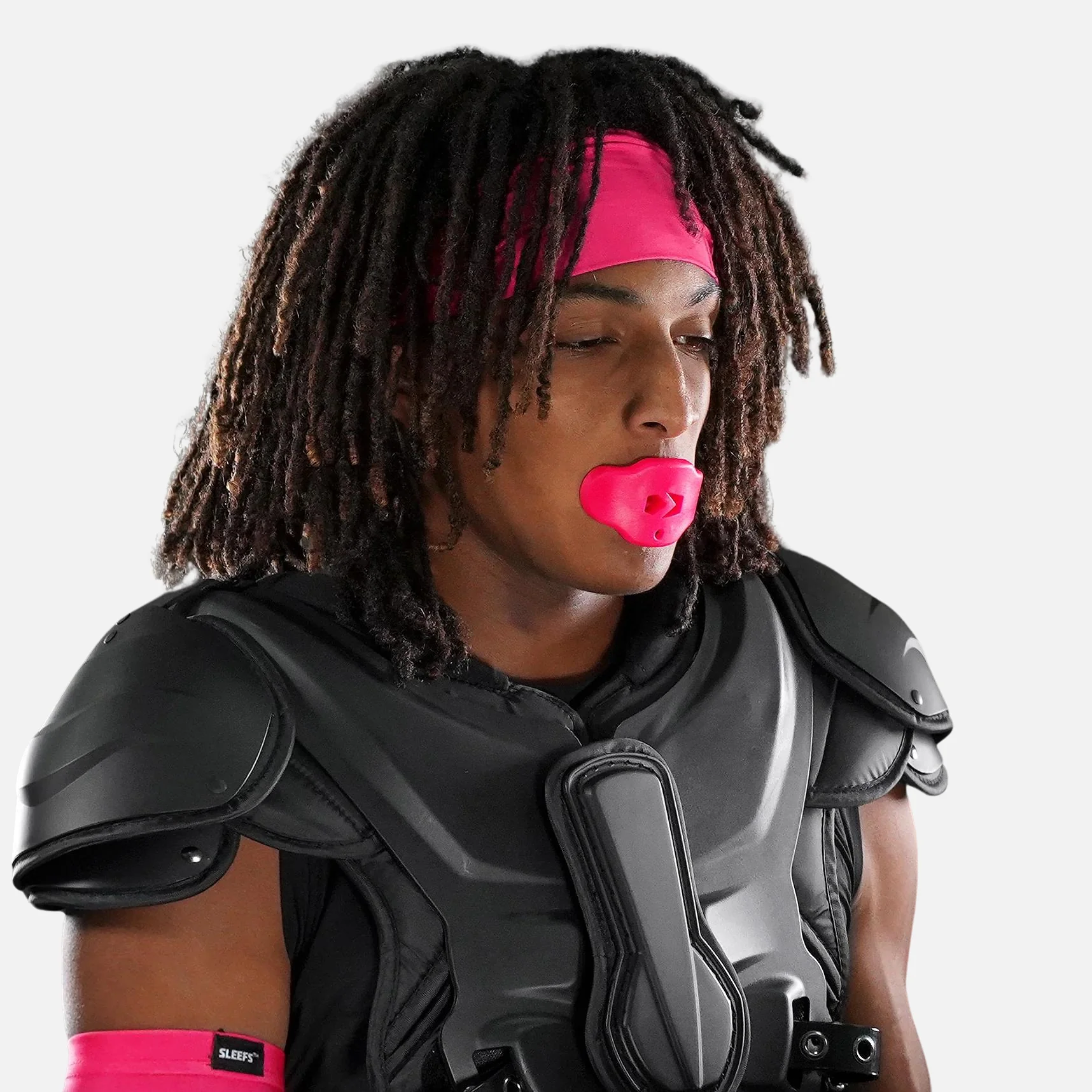 Hue Pink Soft Football Mouthguard - Image 8